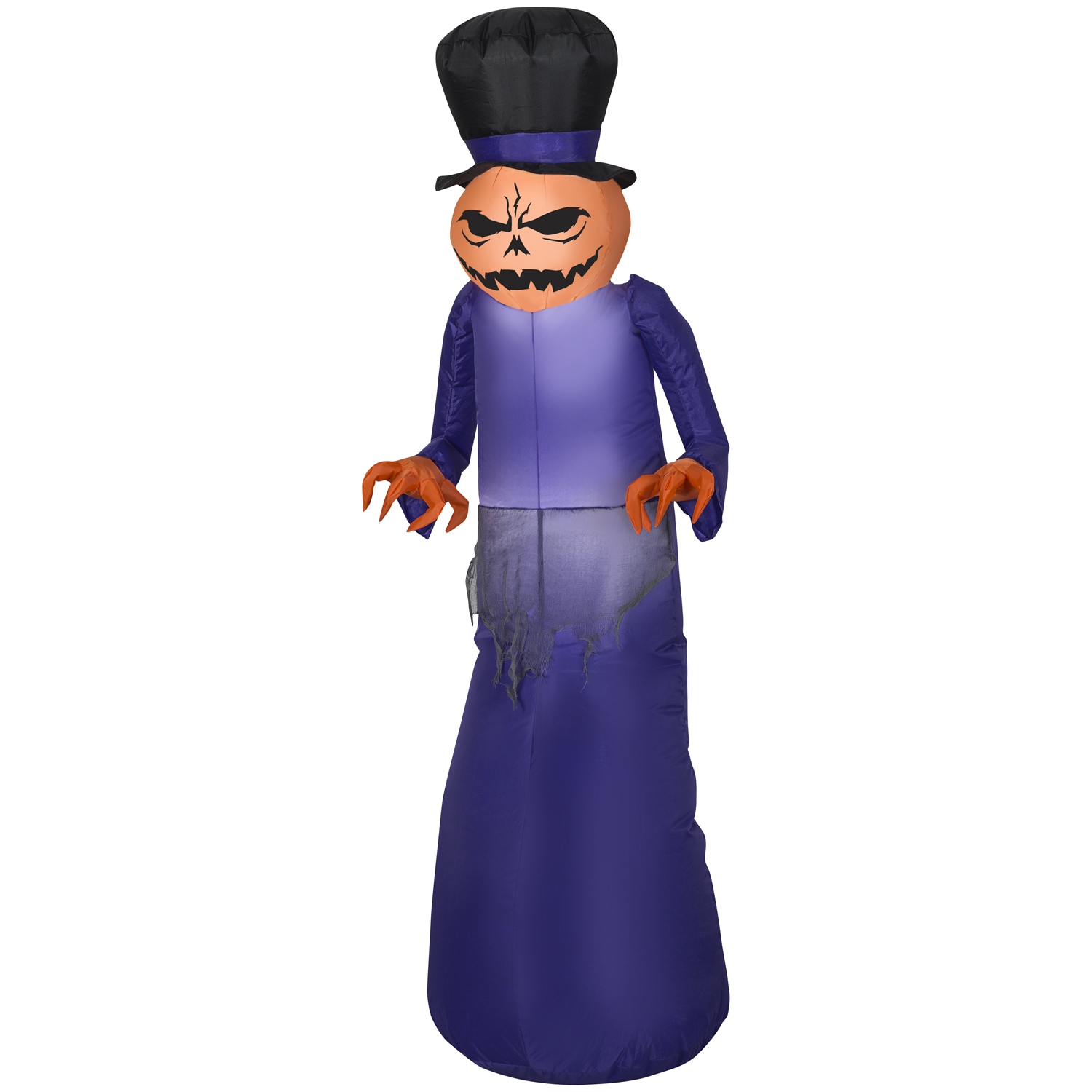 GEMMY INDUSTRIES Airblown® Inflatable Halloween-Pumpkin Reaper w/Top Hat-MD 60"