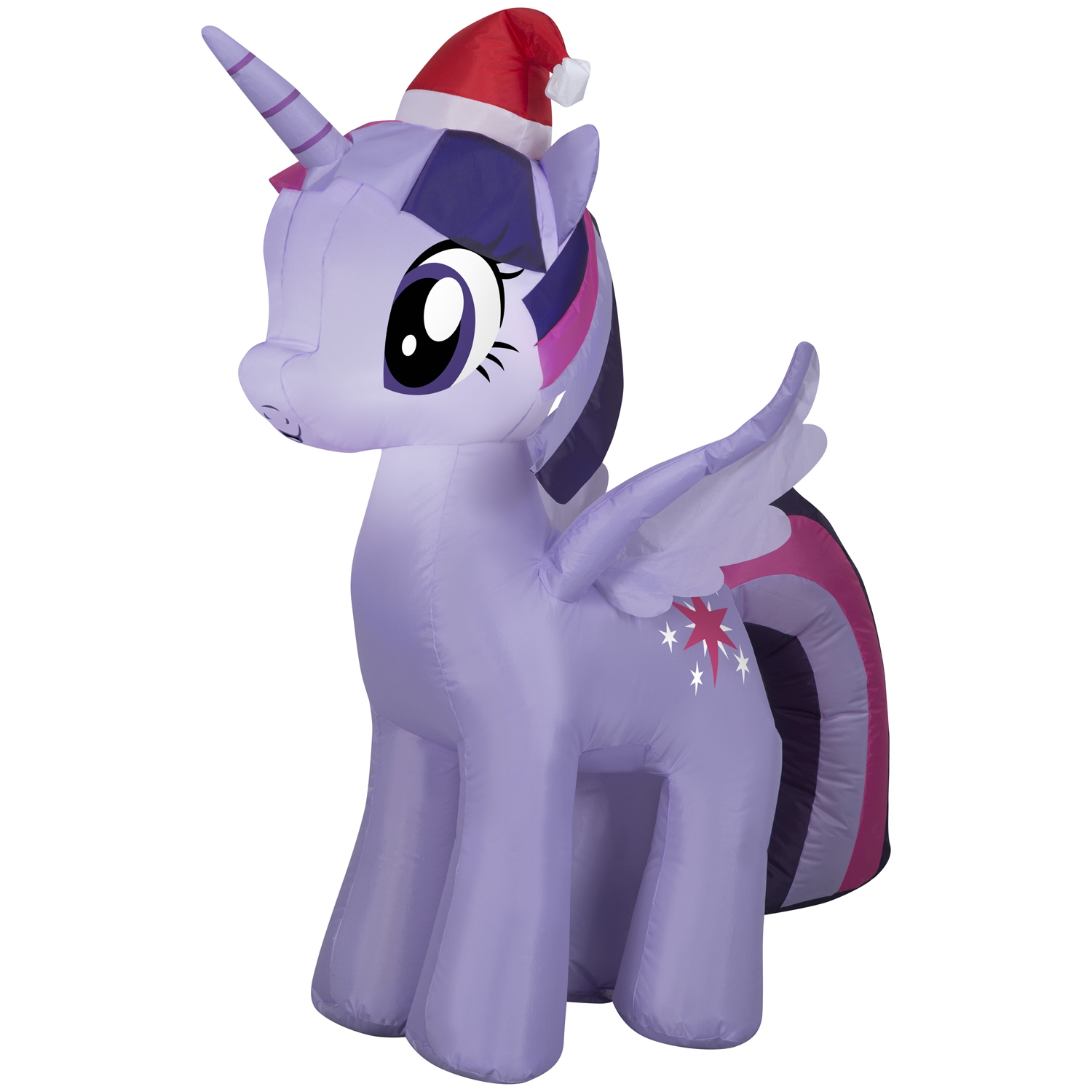 GEMMY INDUSTRIES Airblown® Inflatable Christmas My Little Pony -Twilight Sparkle w/Santa Hat-SM TM & © 2024 Hasbro.