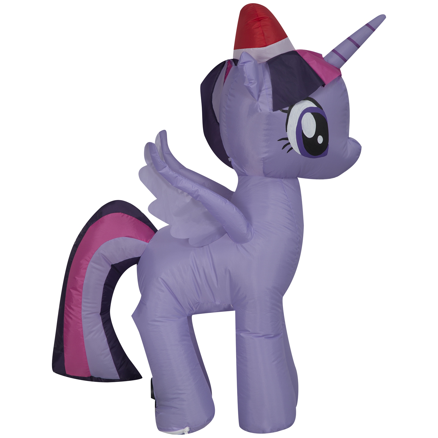 GEMMY INDUSTRIES Airblown® Inflatable Christmas My Little Pony -Twilight Sparkle w/Santa Hat-SM TM & © 2024 Hasbro.