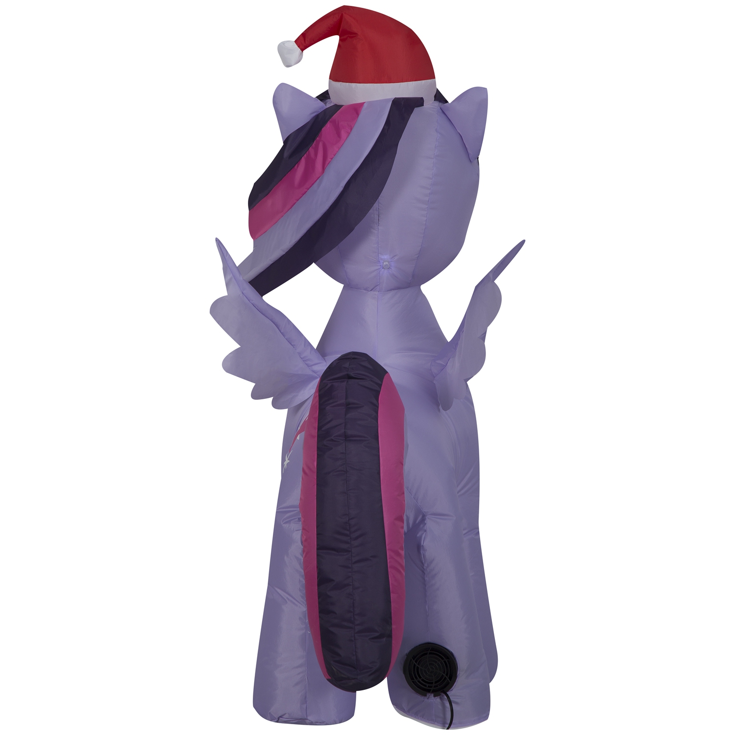 GEMMY INDUSTRIES Airblown® Inflatable Christmas My Little Pony -Twilight Sparkle w/Santa Hat-SM TM & © 2024 Hasbro.