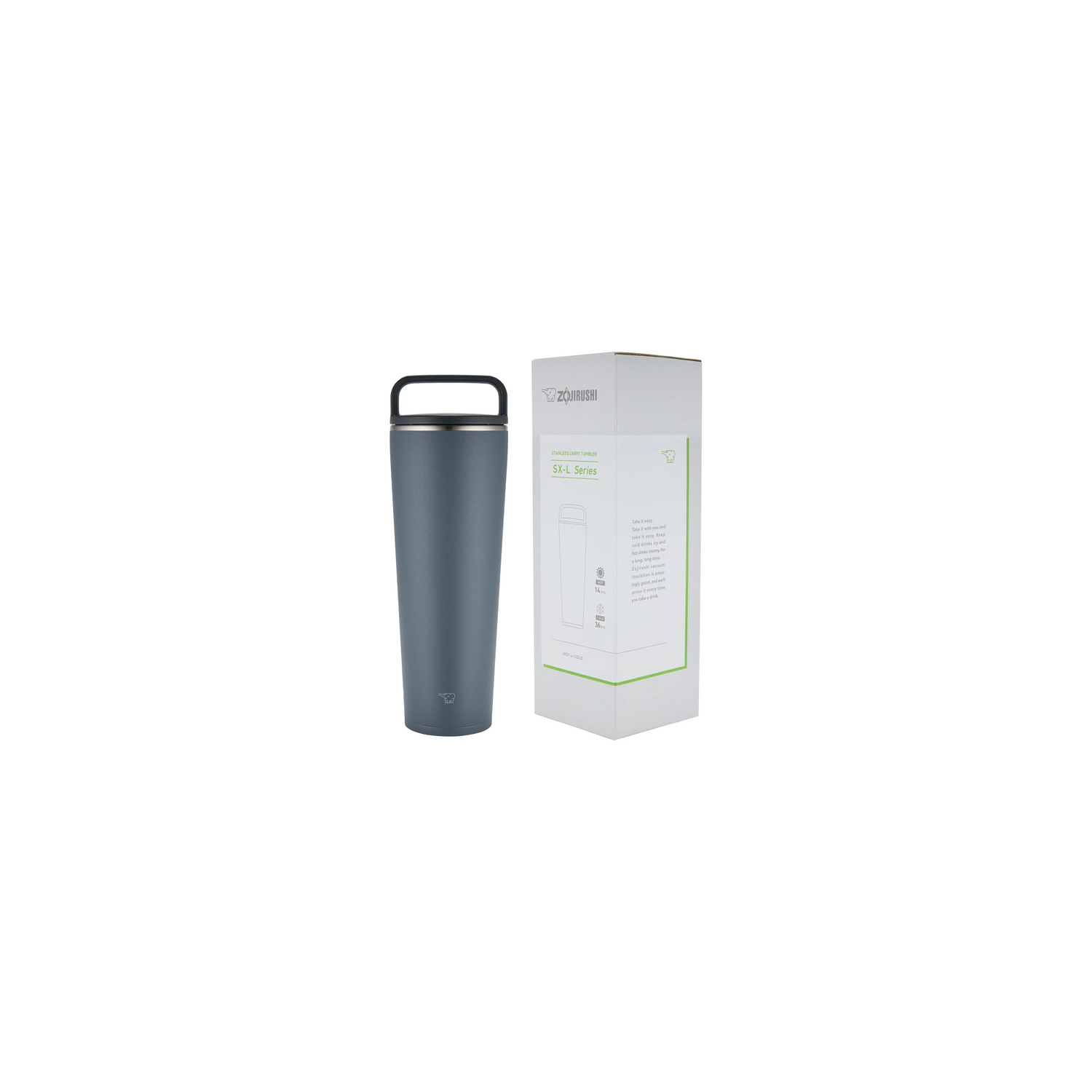 Zojirushi SX-LA89H Stainless Carry Tumbler 30 fl oz, Pale White