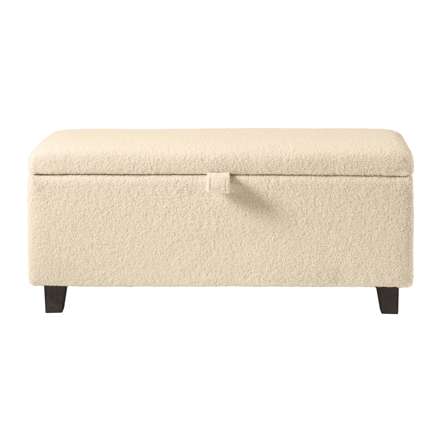 Amber & Emily Boucle Storage Ottoman