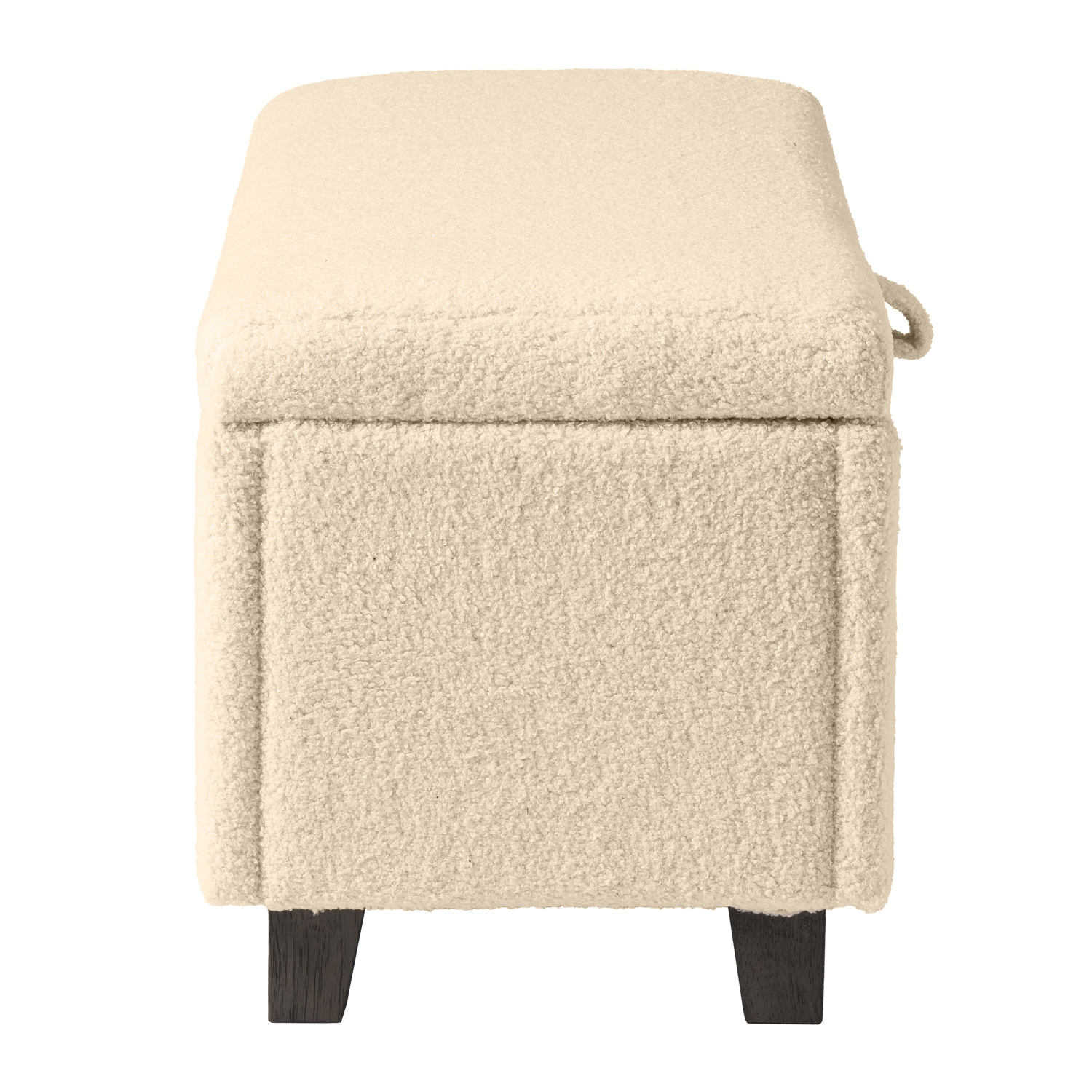 Amber & Emily Boucle Storage Ottoman