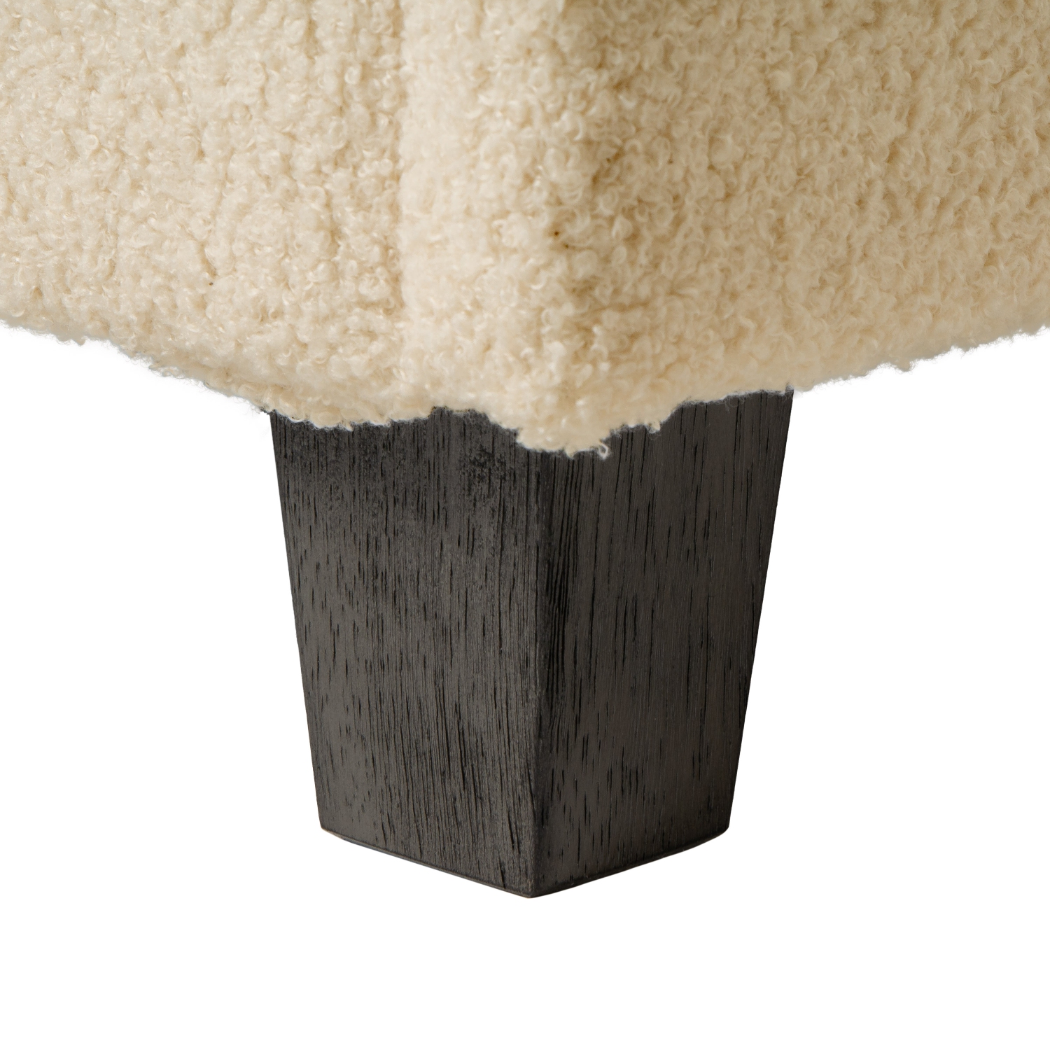 Amber & Emily Boucle Storage Ottoman