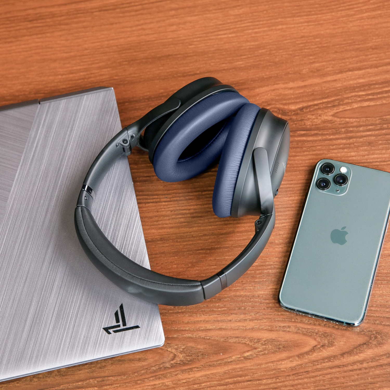 Extra Thick Replacement Ear Cushions for Bose QC45 Headphones | (Midnight Blue)