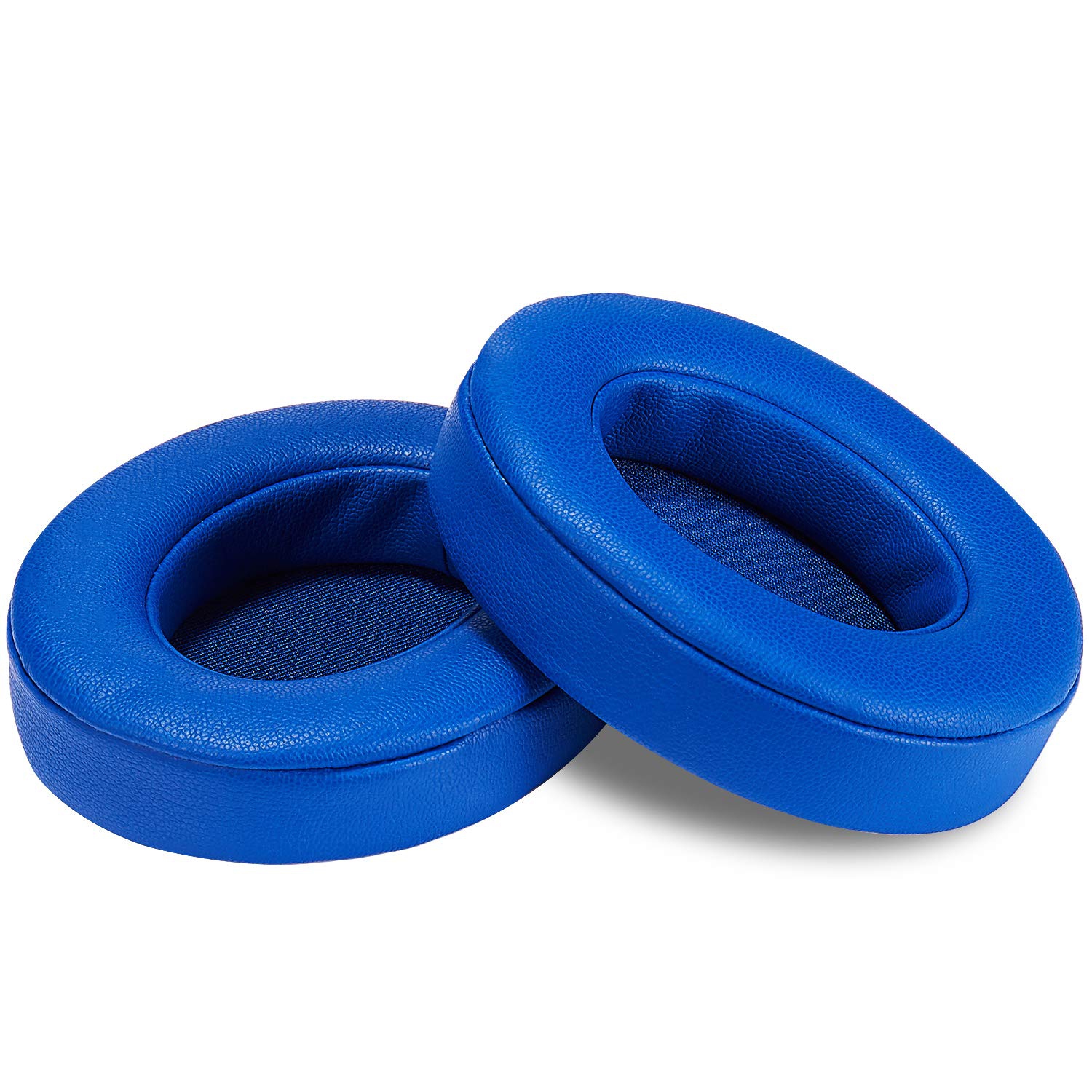 Coussinets de rechange pour Beats Studio 2,0/3,0 sans fil et avec fil, coussin avec forme de mémoire et cuir protéiné, bleu