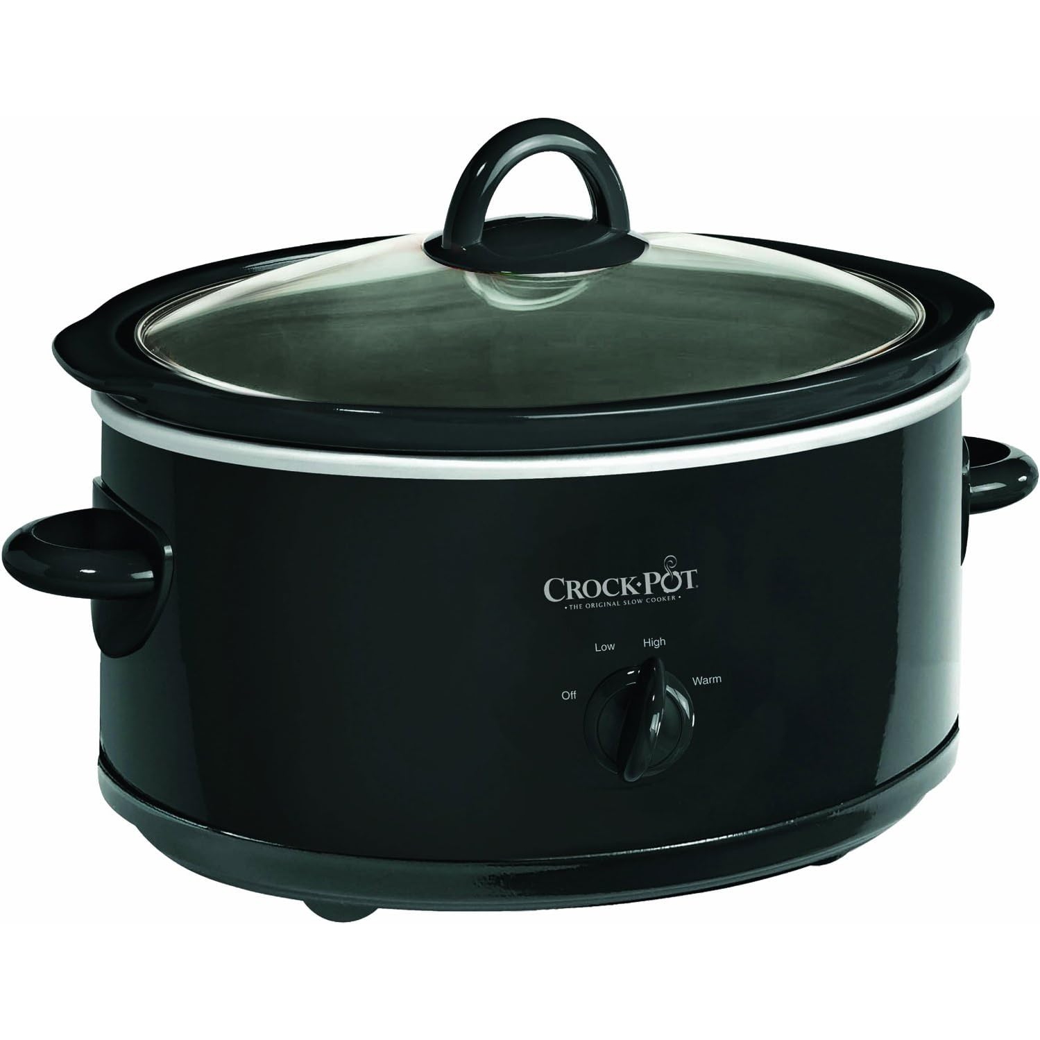 Crock-Pot – mijoteuse ovale 7 Qt manuelle, noir