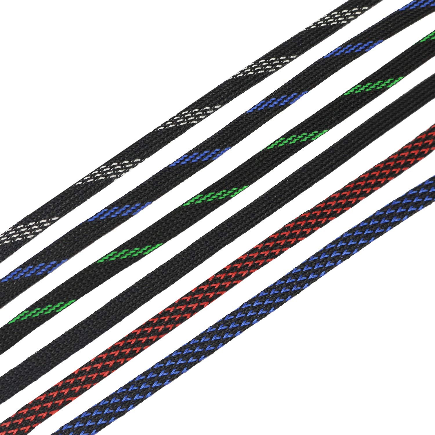 30ft PET Expandable Braided Sleeving Flexable Wire Cable Sleeve