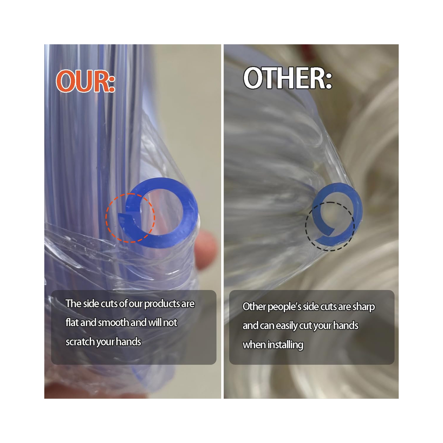 Dog and Cat Cord Protector, 10 ft/ 2mm Thick Pet Wire Flexible Cable Sleeve, for USB Charger Cable Power Cord Audio Video Cable, Unscented, Odorless