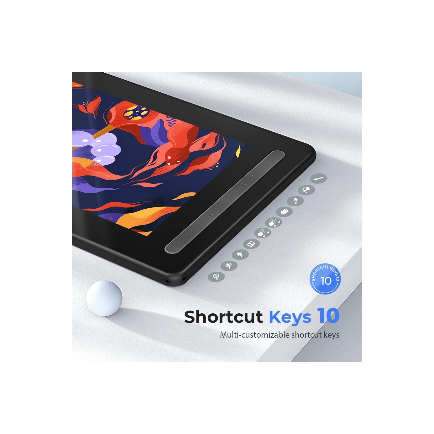 Open Box - XPPen Artist16 2nd 15.6 Inch FHD Drawing Monitor Pen Display Graphic Monitor