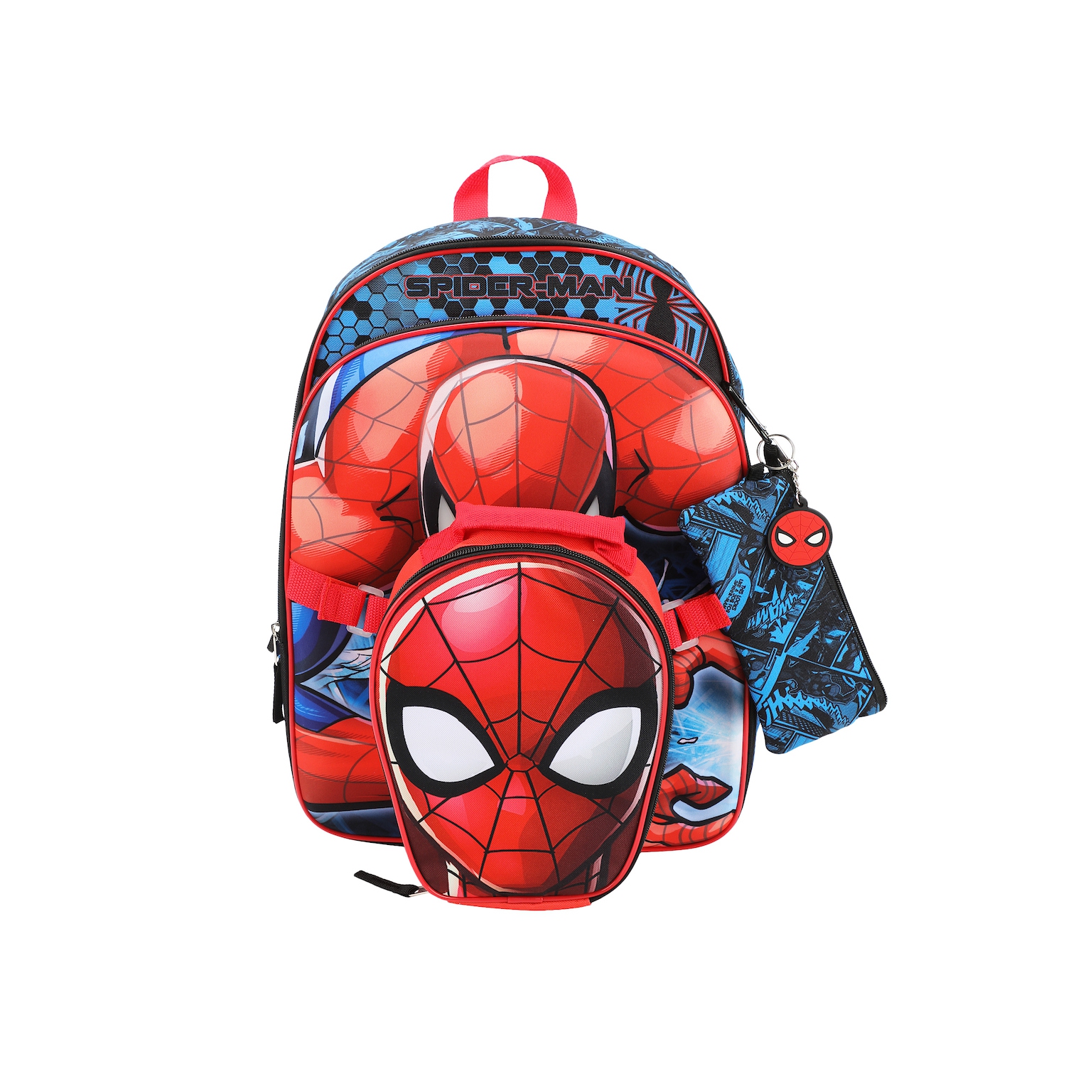 Ensemble 5 pièces avec sac à dos et sac-repas à motif bande dessinée pour enfants Spider-Man de Marvel 16