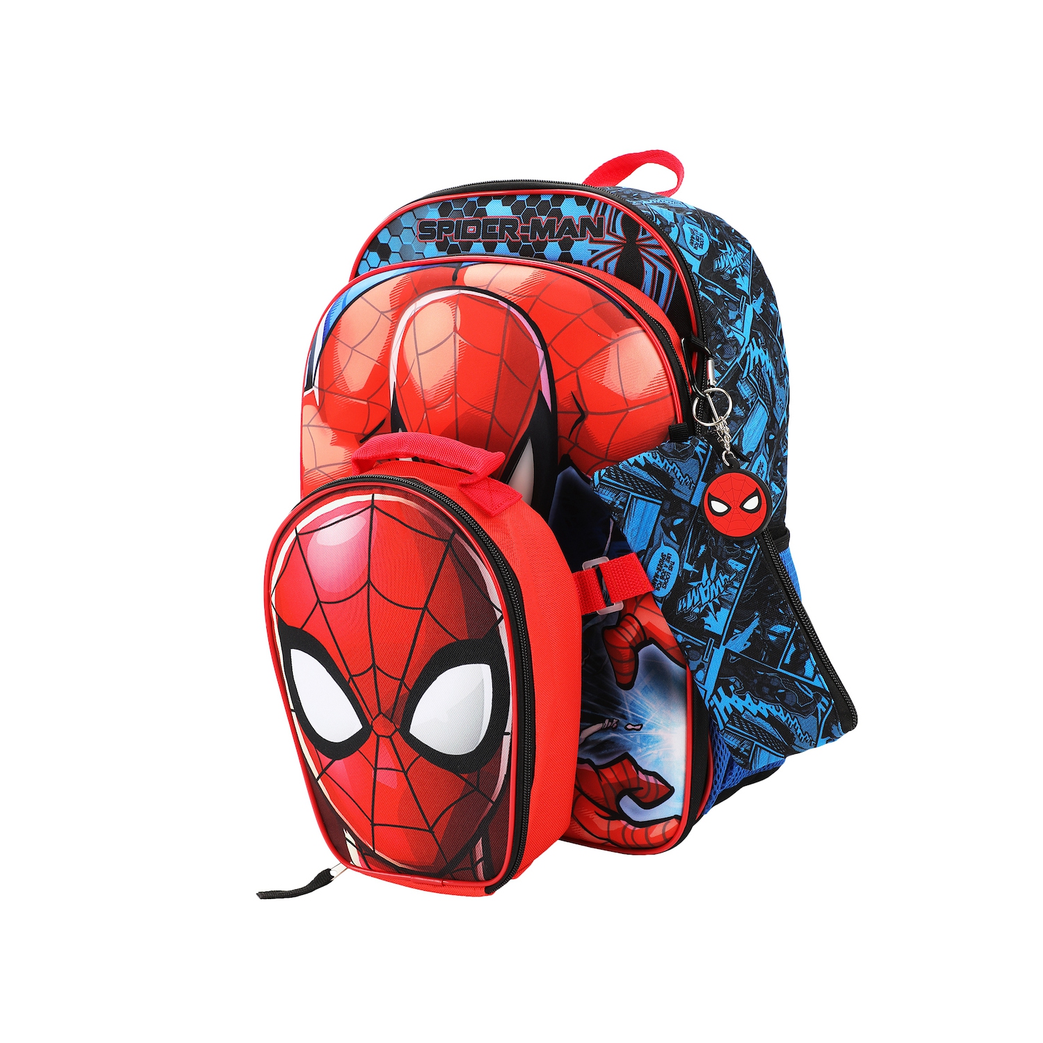Ensemble 5 pièces avec sac à dos et sac-repas à motif bande dessinée pour enfants Spider-Man de Marvel 16