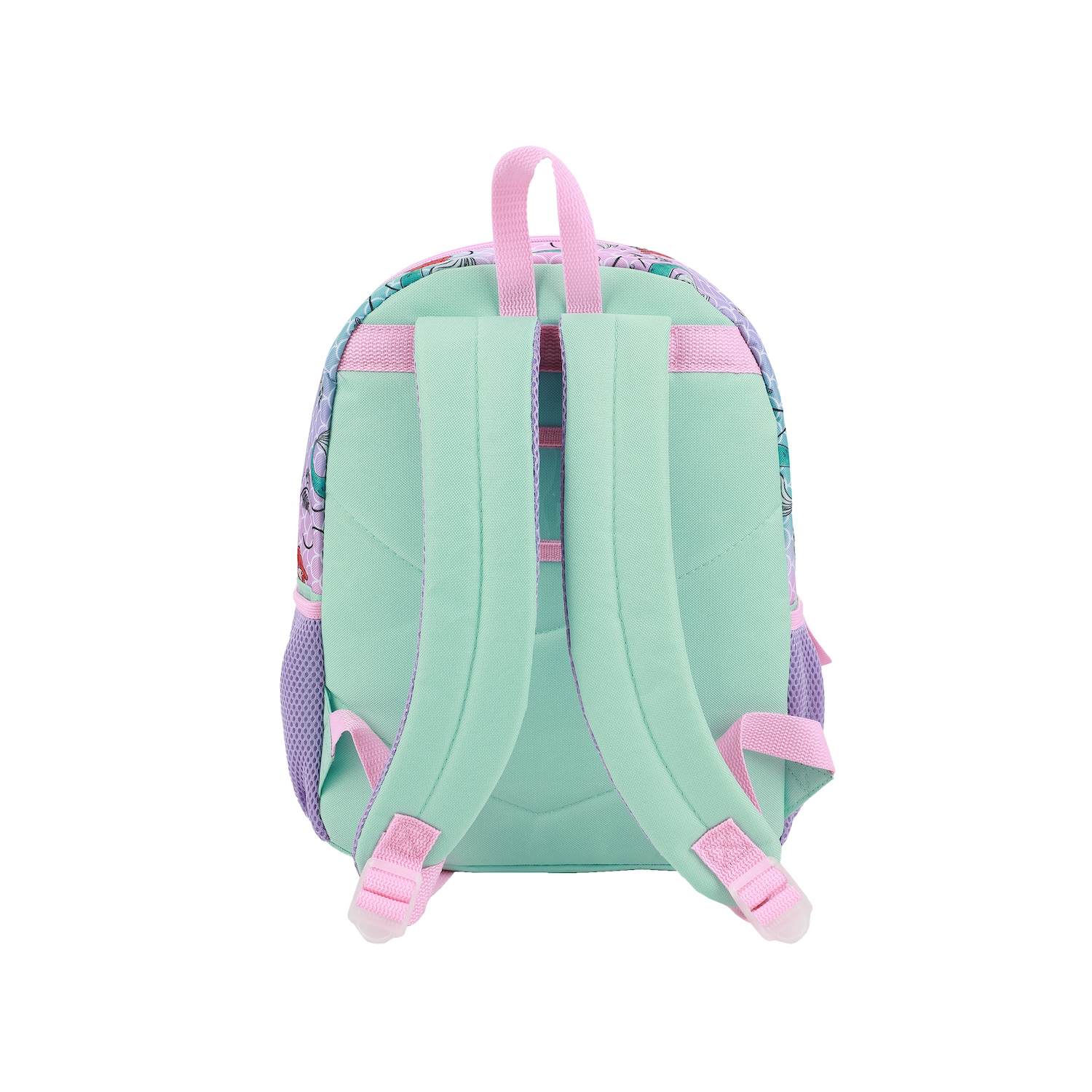 Disney Princess Little Mermaid Ariel and Flounder Kids 14" Backpack and Lunch Bag 5 Piece Set