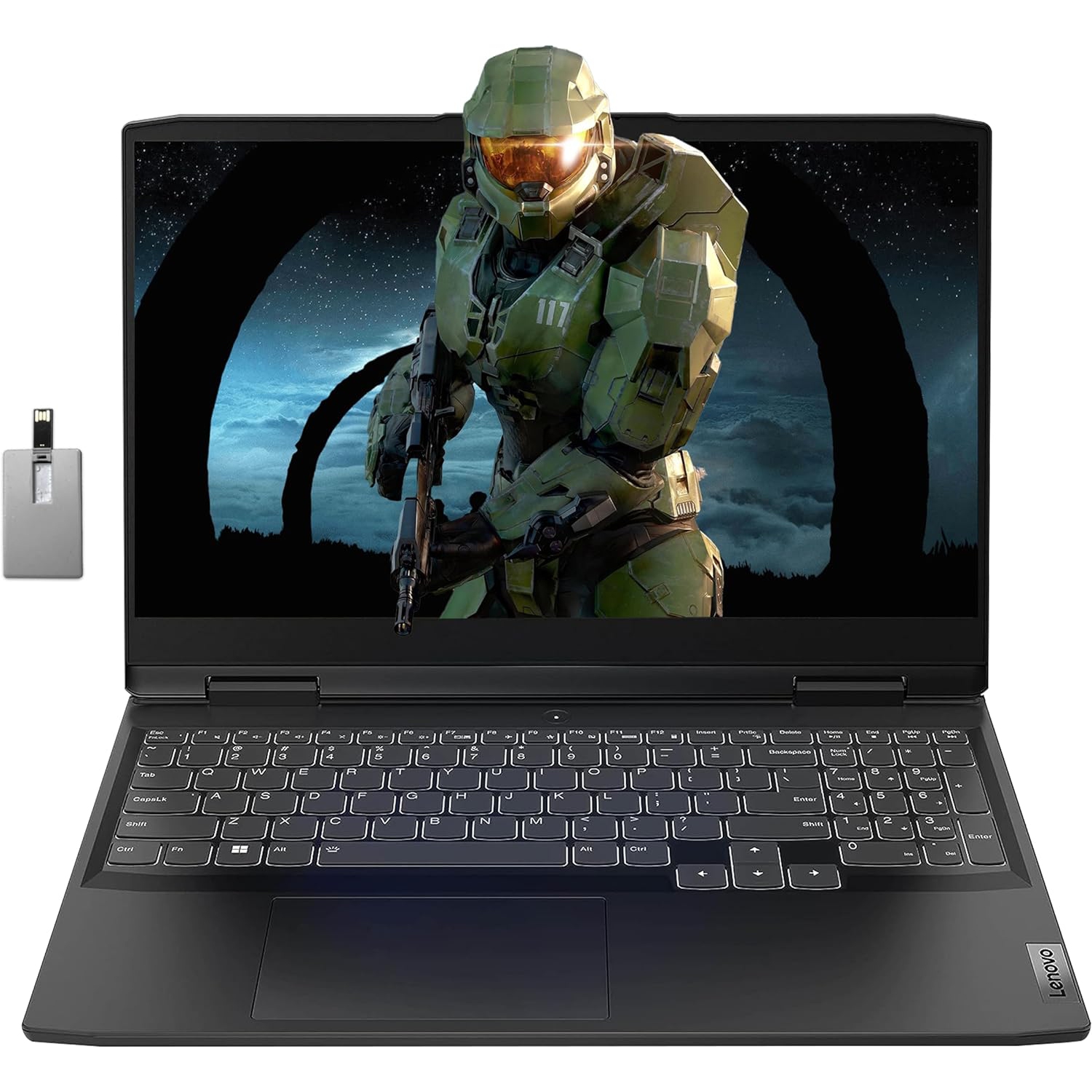 Refurbished (Excellent) - Lenovo IdeaPad Gaming 3 Laptop, 15.6" FHD 120Hz Display, AMD Ryzen 5 6600H, 2TB PCIe SSD, 32GB RAM, NVIDIA RTX 3050, Backlit KB, Win 11, 32GB USB Card