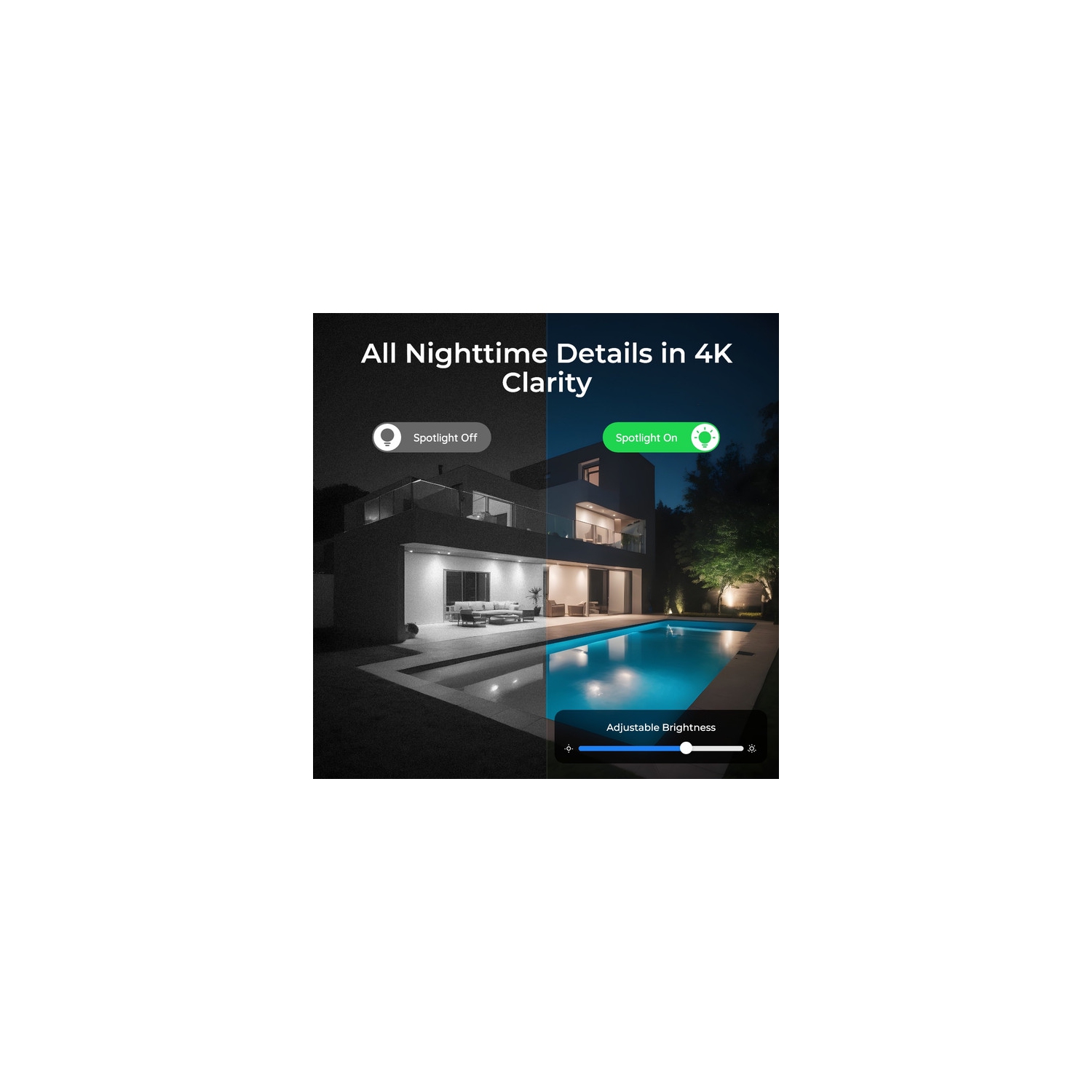 Caméra IP PoE à suivi automatique 4K PTZ 360° de Reolink avec zoom optique 5x, vision nocturne couleur, RLC-823S1