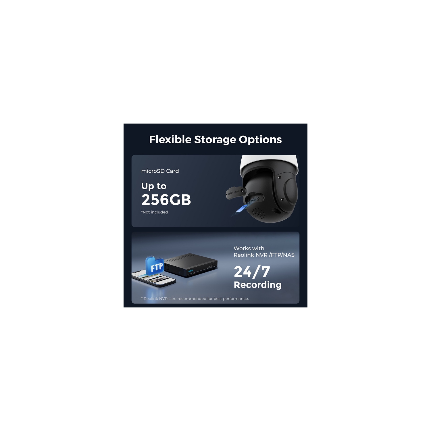 Reolink 4K PTZ PoE Security Camera with 16X Optical Zoom, 360° Auto Tracking, RLC-823S2