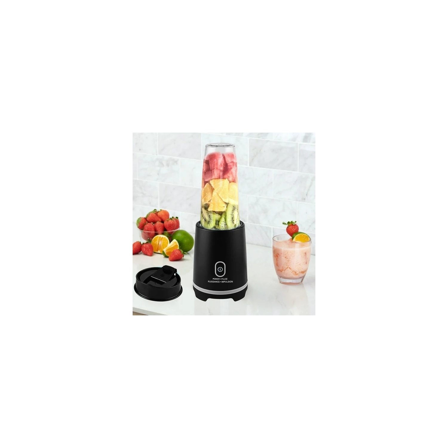 Mehiaz Personal Blender, Volume-16 oz,with 1 Travel Lid Pack of 2