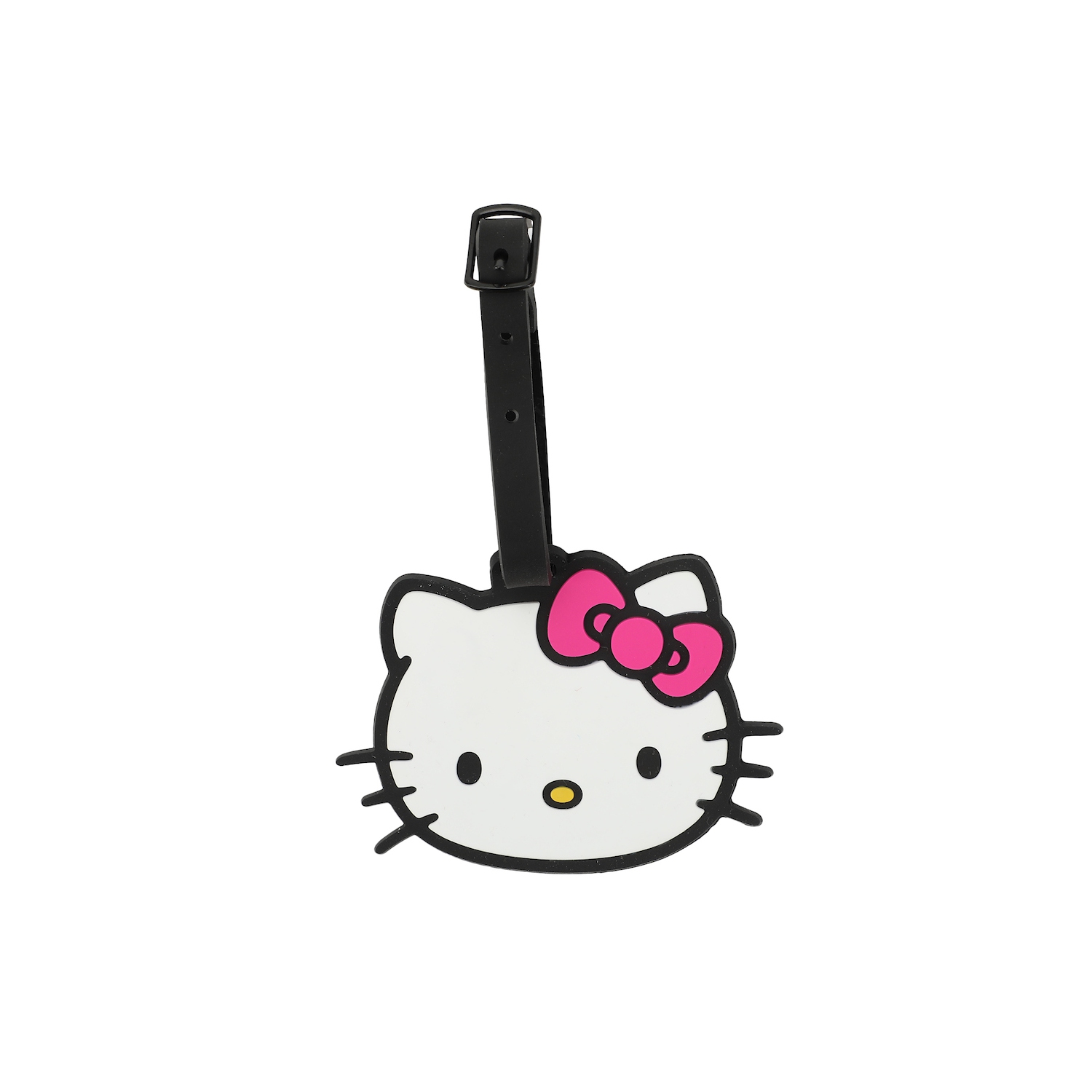 Ensemble de fourre-tout de voyage avec motif de boucle Hello Kitty avec sac à bandoulière et étiquette de bagage