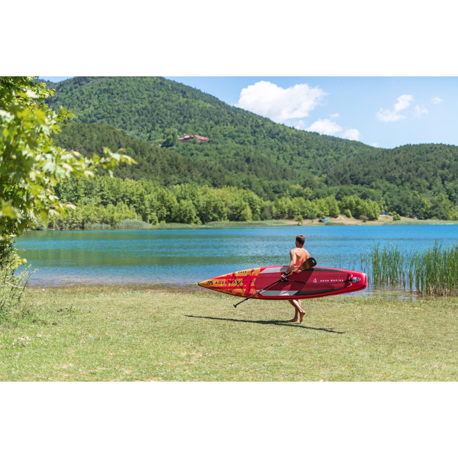 Aqua Marina - RACE 12' 6" Racing Inflatable Stand Up Paddle Board