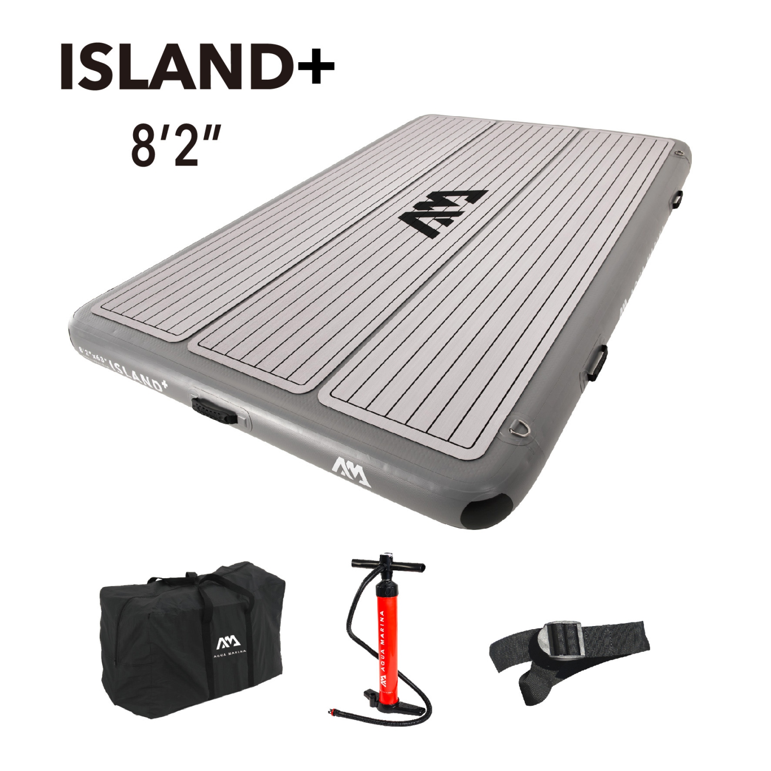 Plateforme gonflable de 8 pi 2 po ISLAND+ d'Aqua Marina