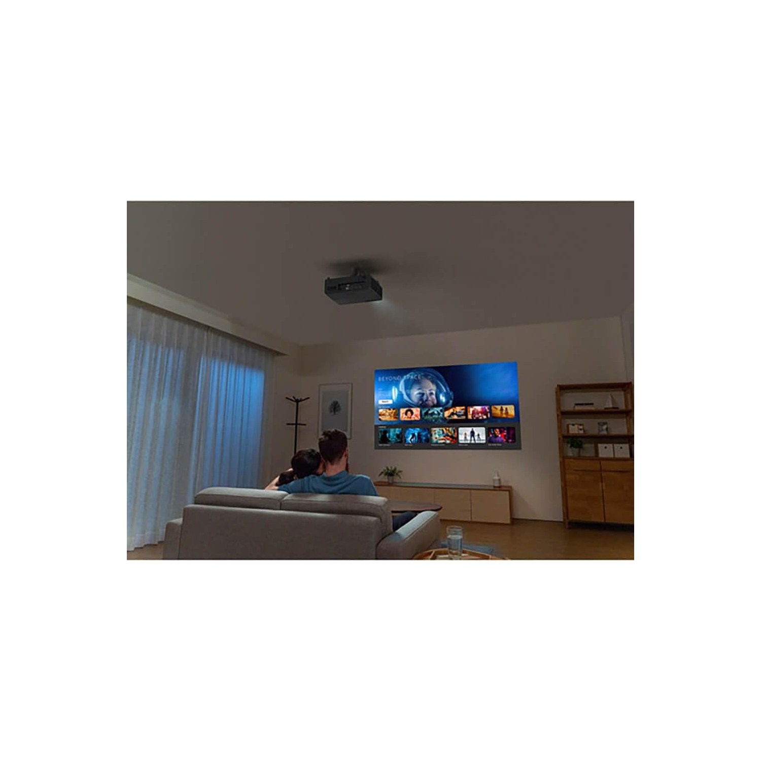 Optoma UHZ55 4K UHD Laser Smart Home Projector