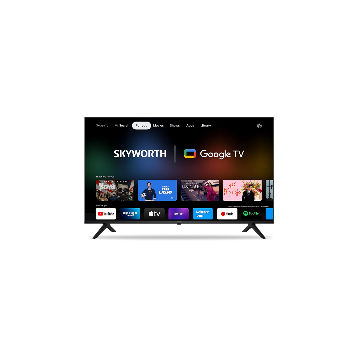 Skyworth 55'' 4K Smart Google TV (55UE7600) OPEN BOX