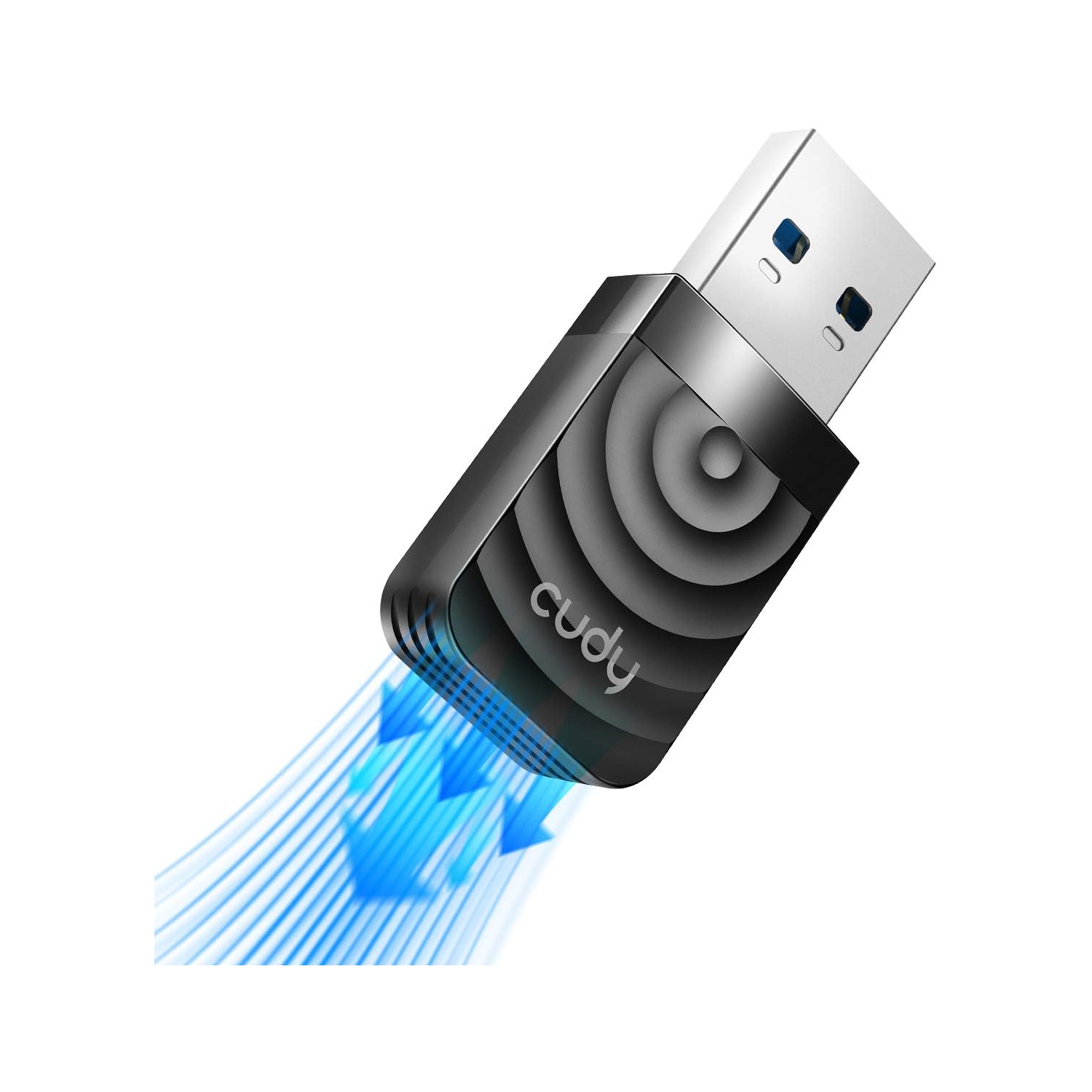 Cudy WU1300S AC1300 Wi-Fi USB 3.0 Adapter | 5Ghz/2.4Ghz, for Desktop/Laptop, Compatible with Windows 7/8/8.1/10/11, mac OS 10.6～10.15.3, Linux