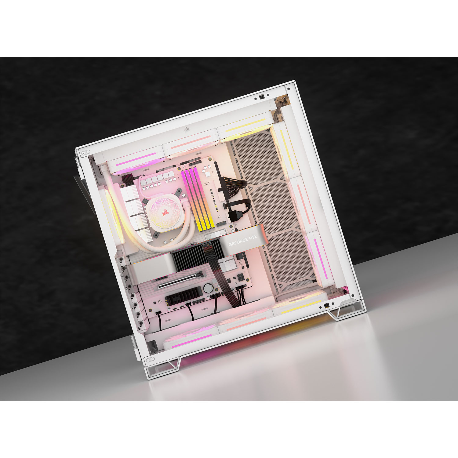 Extension de ventilateur de 120 mm iCUE Link LX120 RGB de Corsair - Blanc