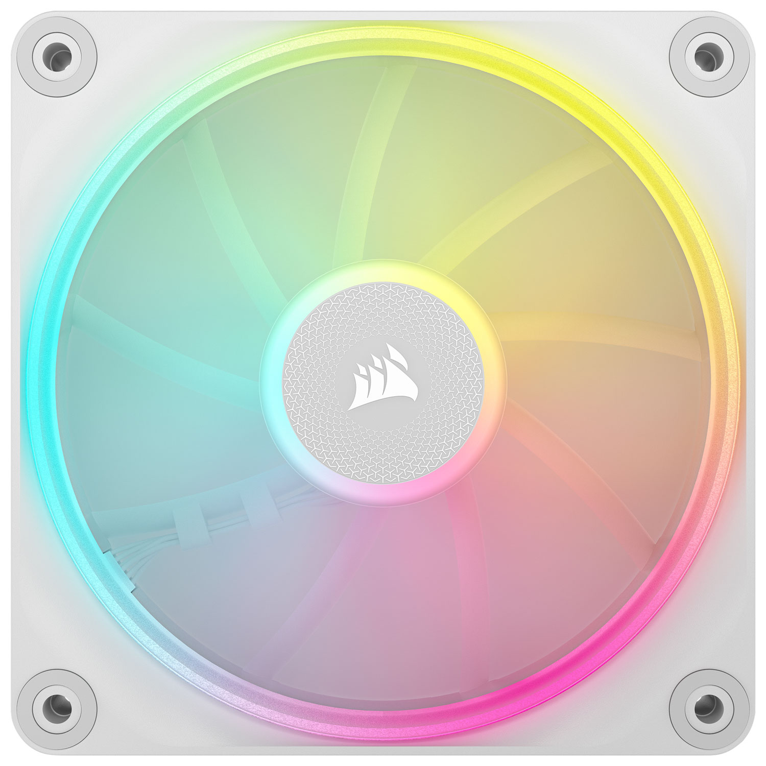 Extension de ventilateur de 120 mm iCUE Link LX120 RGB de Corsair - Blanc