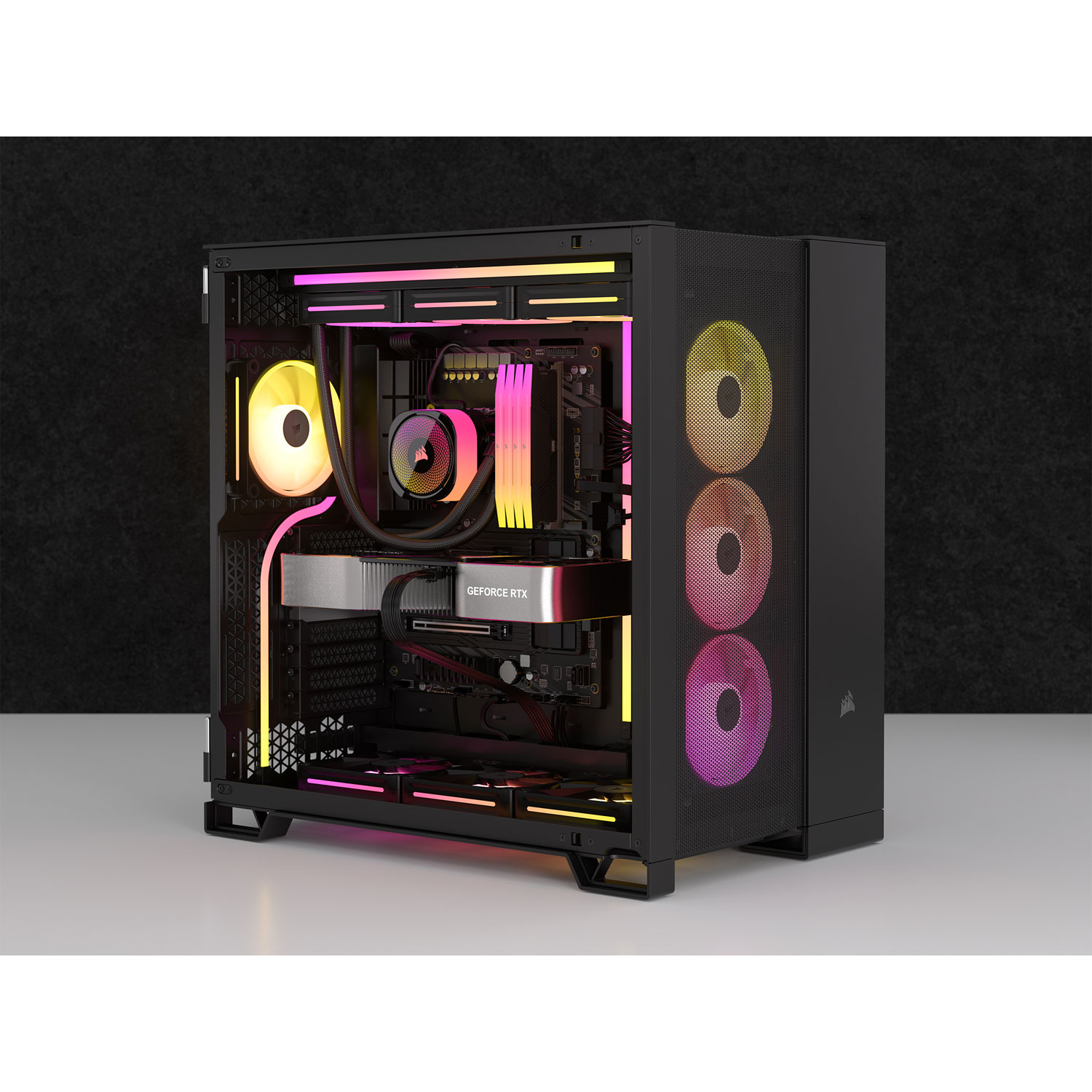 Extension de ventilateur de 120 mm iCUE Link LX120 RGB de Corsair - Noir