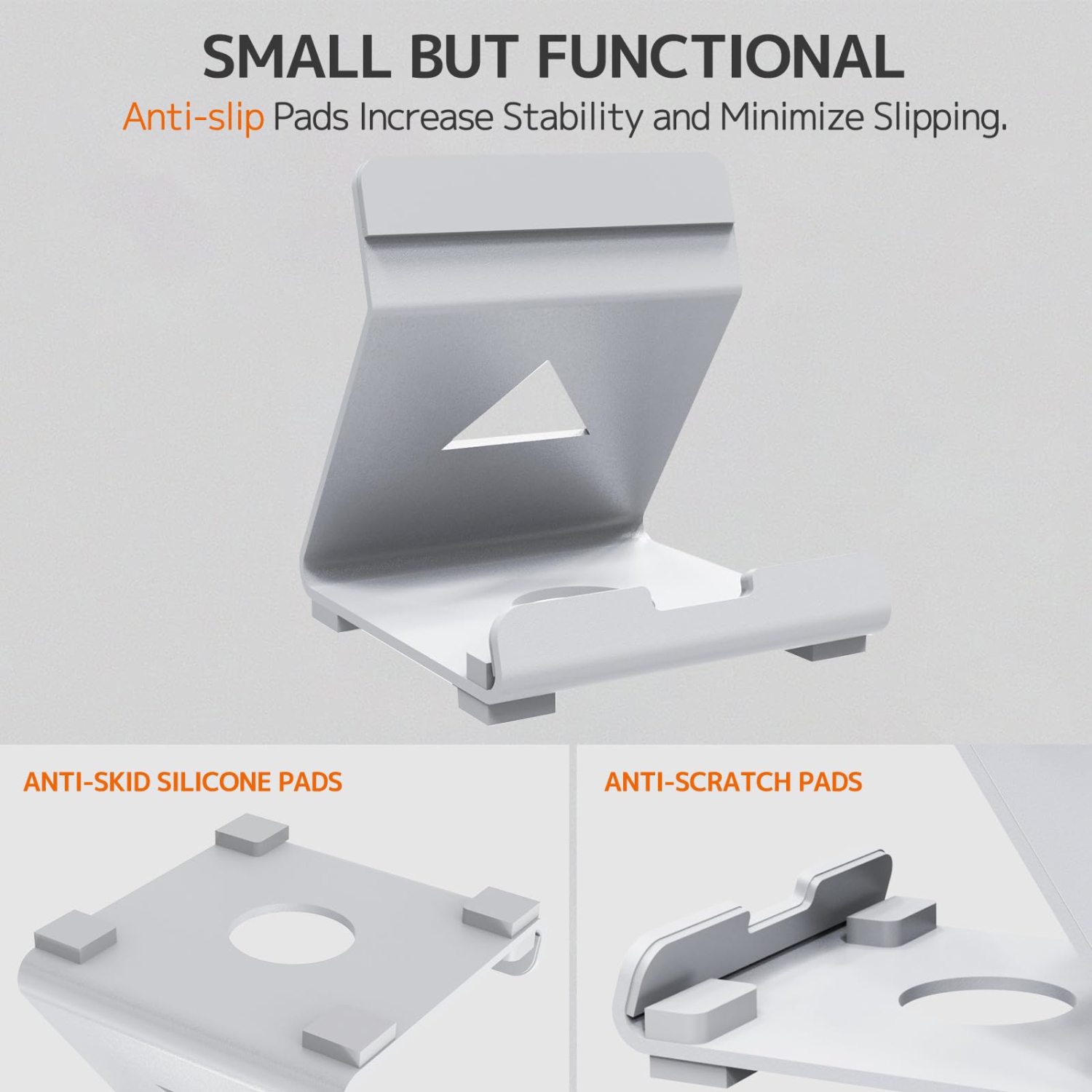 Desk Stand Compatible PS Portal/ROG Ally/Steam Deck/Switch Lite Accessories,Metal Mobile Phone Stand,Game Mount Stand Desktop Holder for