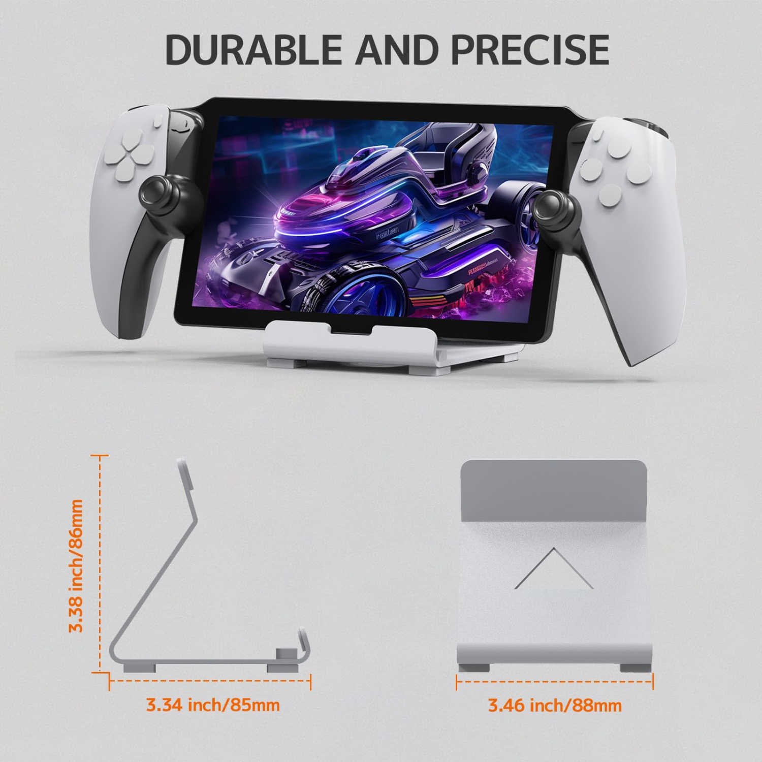 Desk Stand Compatible PS Portal/ROG Ally/Steam Deck/Switch Lite Accessories,Metal Mobile Phone Stand,Game Mount Stand Desktop Holder for