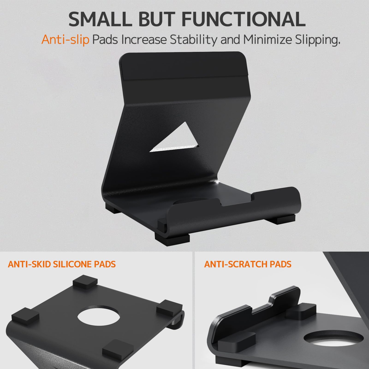 Desktop Stand Compatible PlayStation Portal/ROG Ally/Steam Deck/Switch/Legion Go,Aluminum Phone Stand for Gaming Accessories,Portable Holder Stand