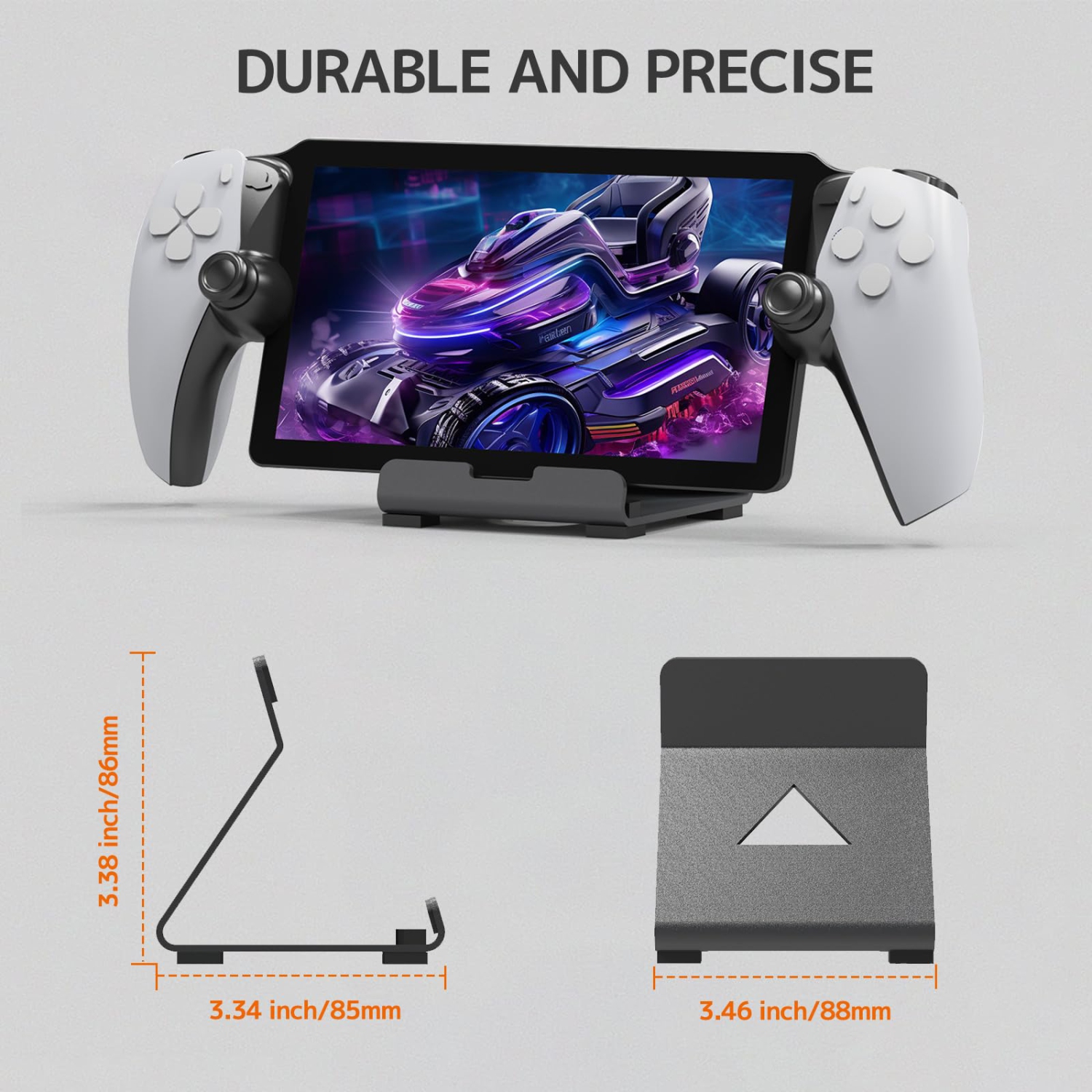Desktop Stand Compatible PlayStation Portal/ROG Ally/Steam Deck/Switch/Legion Go,Aluminum Phone Stand for Gaming Accessories,Portable Holder Stand