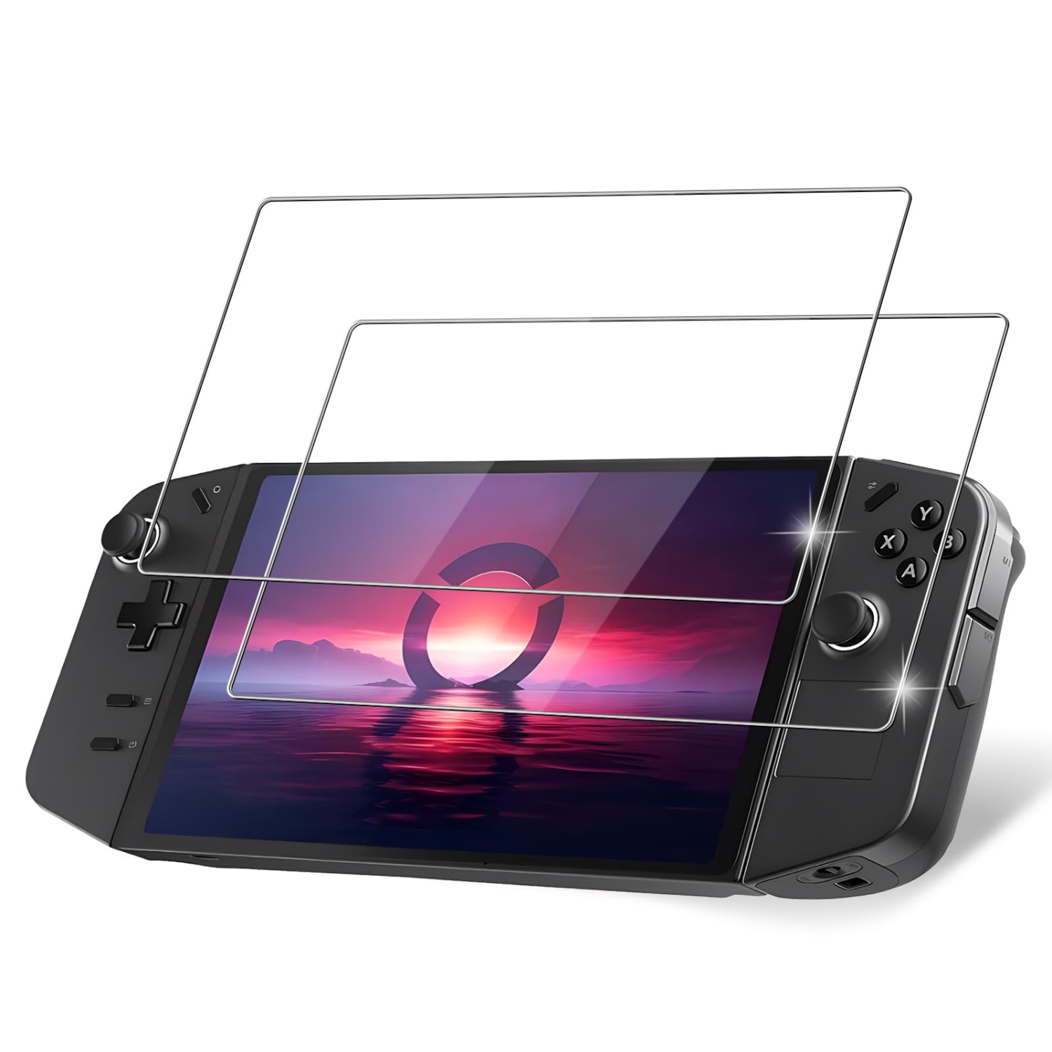 2Pack for Legion Go Screen Protector Anti-Fingerprint Anti-Scratch Bubble Free 9H Tempered Glass Screen Protector for Lenovo Legion Go Gaming