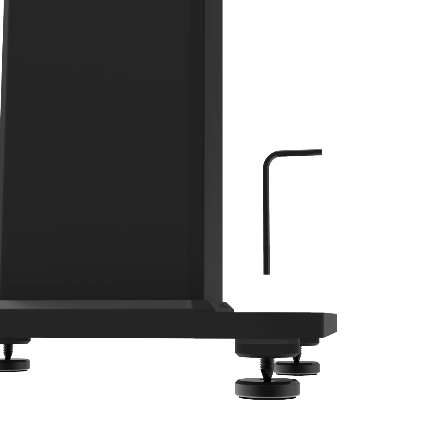 Kanto – supports de haut-parleurs remplissables de SX30 30 po avec pieds d’isolation et canal remplissable, noir, paire