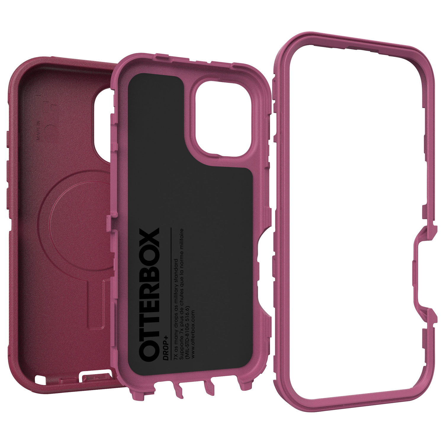 OtterBox Defender Pro Fitted Hard Shell Case with MagSafe for iPhone 16 - Foxberry