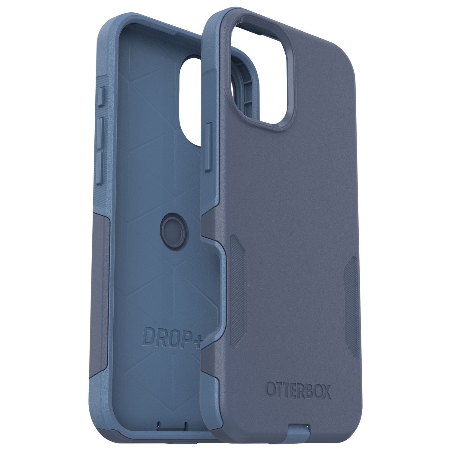 Étui rigide ajusté Commuter d'OtterBox avec MagSafe pour iPhone 16 Plus - Bleu Baby Blue Jeans
