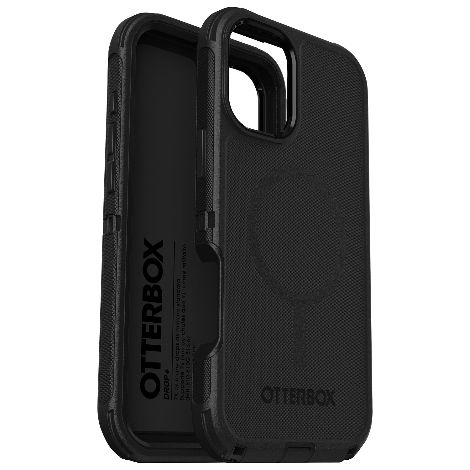 OtterBox Defender Pro Fitted Hard Shell Case with MagSafe for iPhone 16 Plus - Black