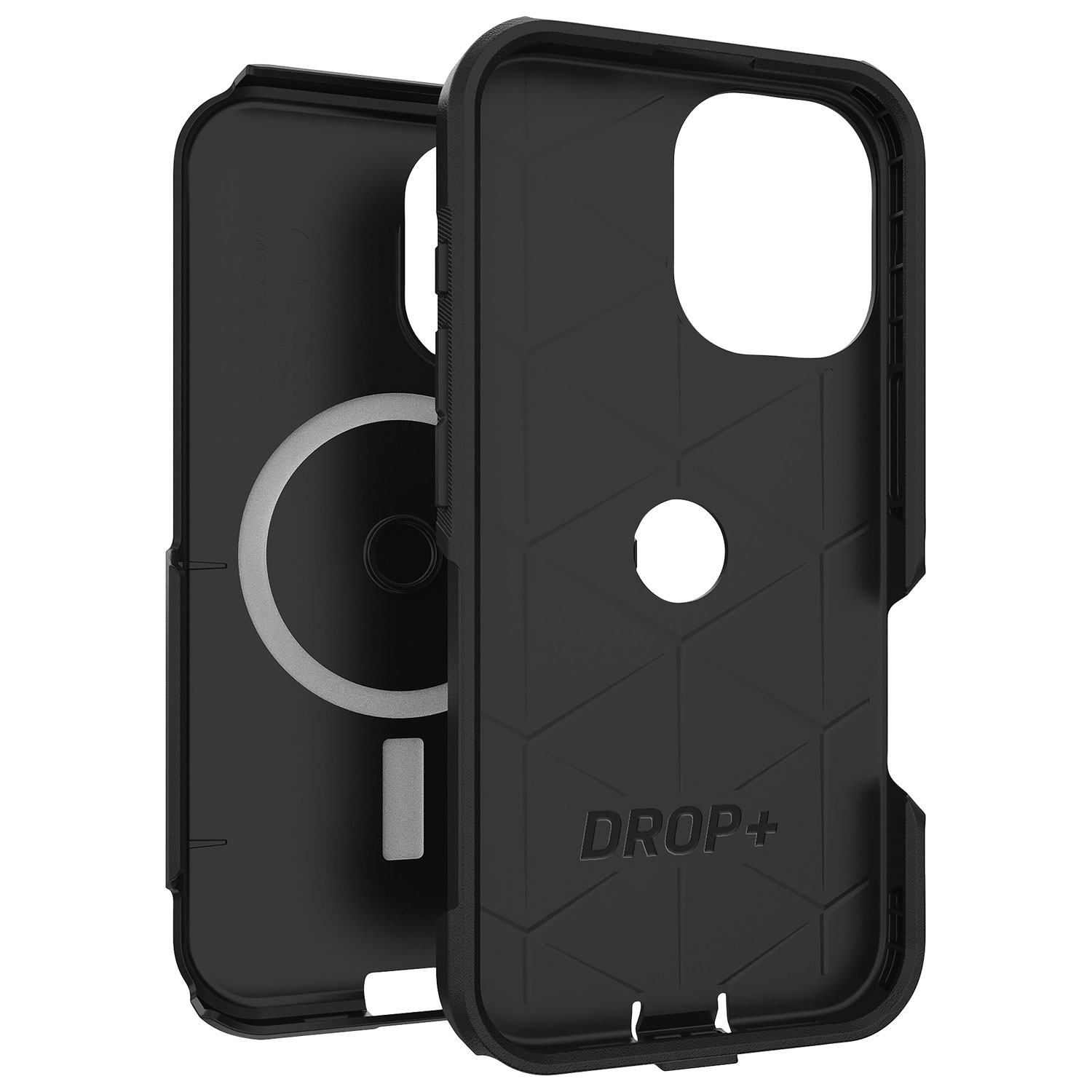 OtterBox Commuter Fitted Hard Shell Case with MagSafe for iPhone 16 - Black