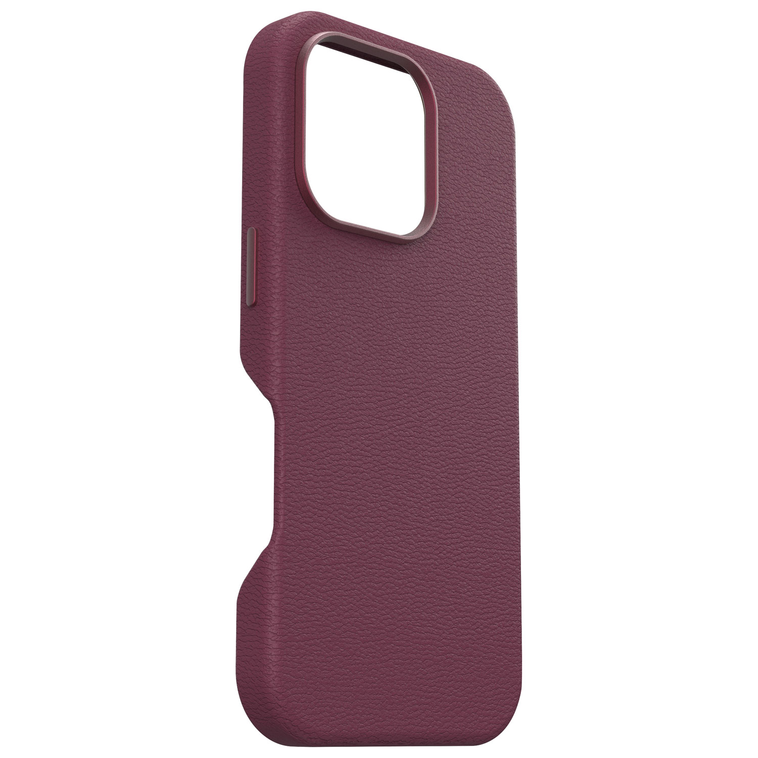 OtterBox Symmetry Cactus Leather Fitted Hard Shell Case with MagSafe for iPhone 16 Pro - Maroon Bells