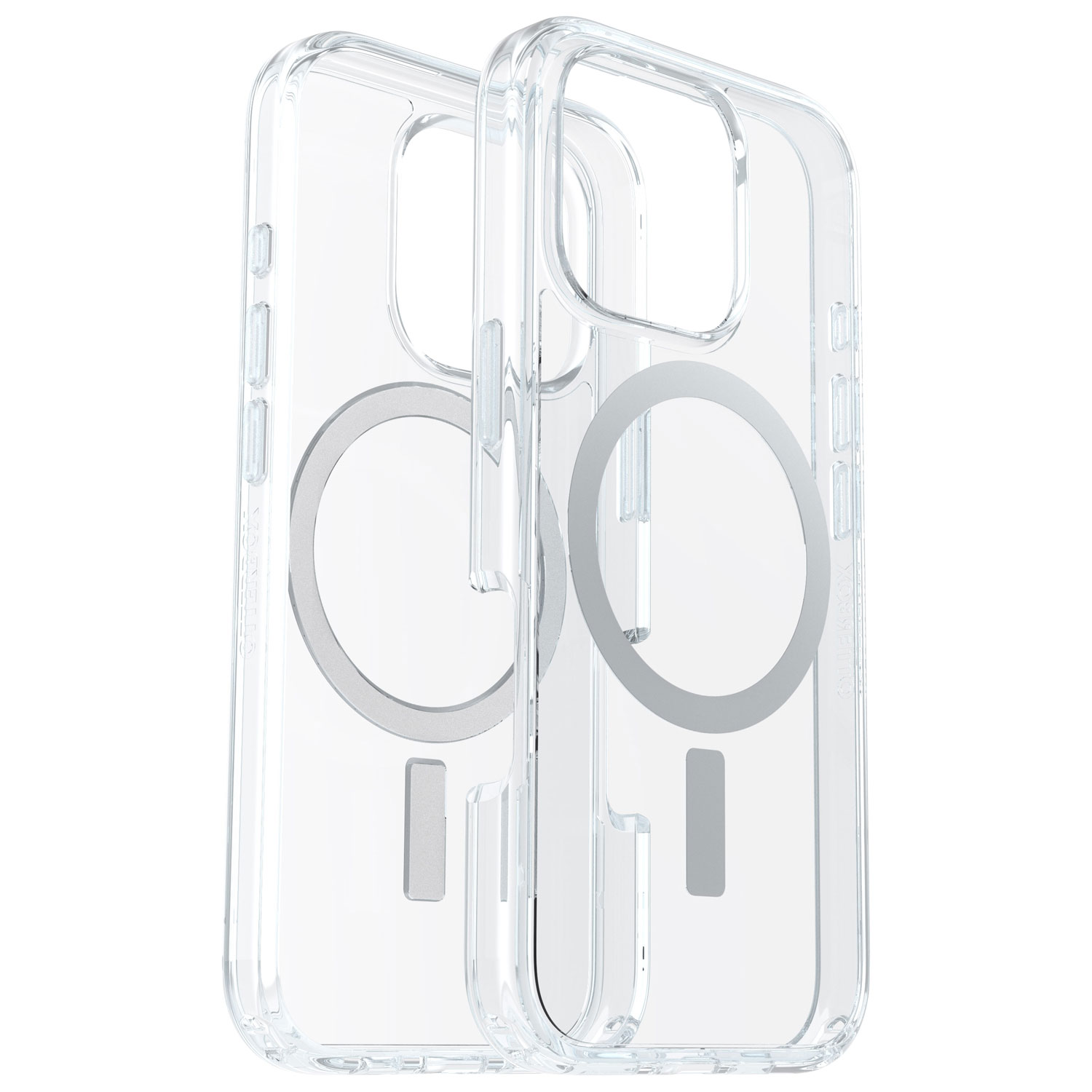Étui rigide ajusté Symmetry d'OtterBox avec MagSafe pour iPhone 16 Pro - Transparent