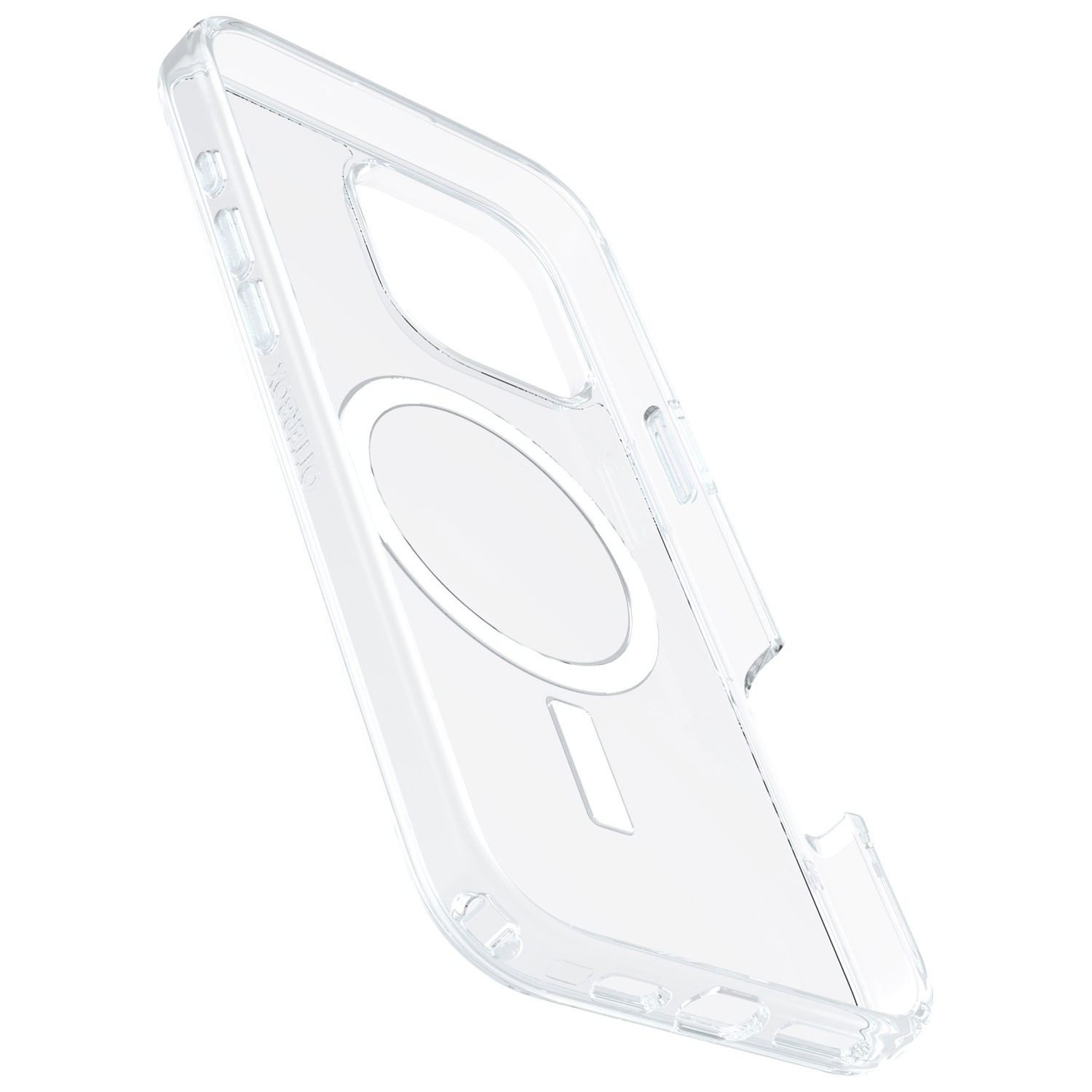 Étui rigide ajusté Symmetry d'OtterBox avec MagSafe pour iPhone 16 Pro Max - Transparent