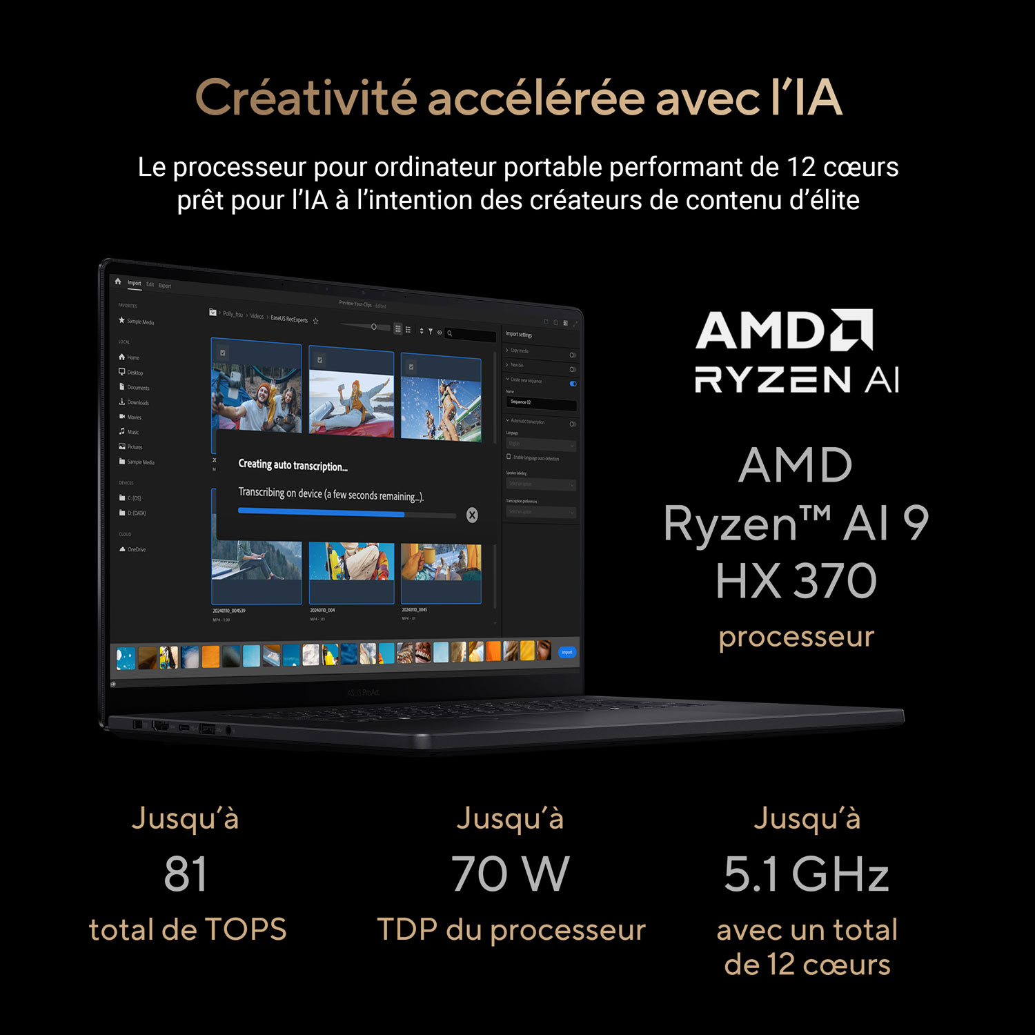 ASUS ProArt P16 16" 4K OLED Touchscreen Laptop - Nano Black