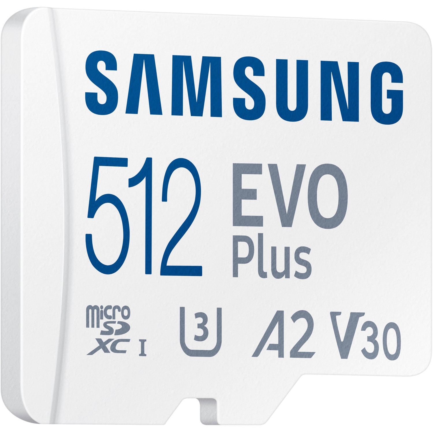 Carte mémoire microSDXC 512&nbsp;Go 160MB Mo/s EVO plus de Samsung avec adaptateur
