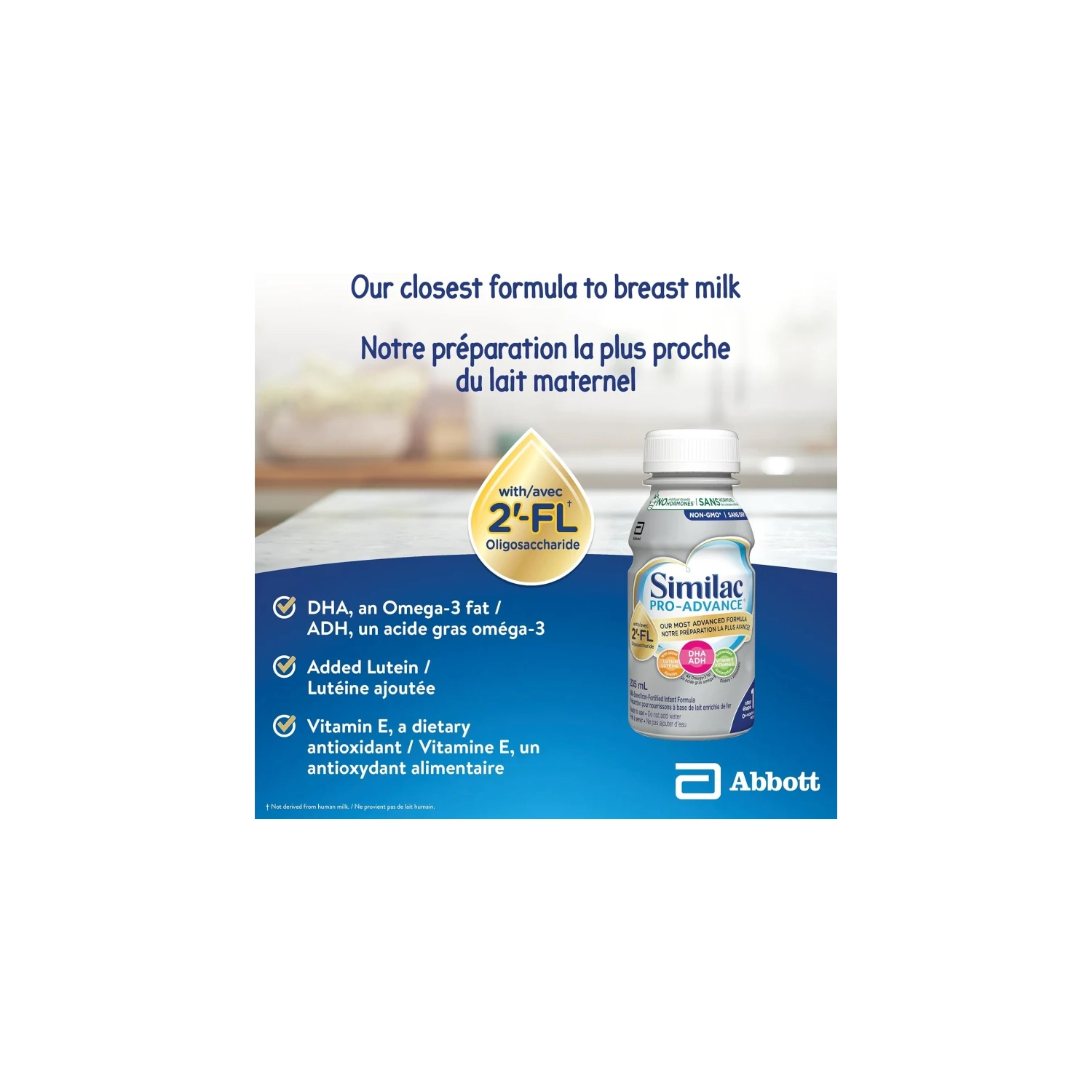 Similac Pro-Advance 1st Step 1 One Baby Formula – Closest to Breast Milk, 0+ Months, Immune Support with 2'-FL, Ready-to-Feed