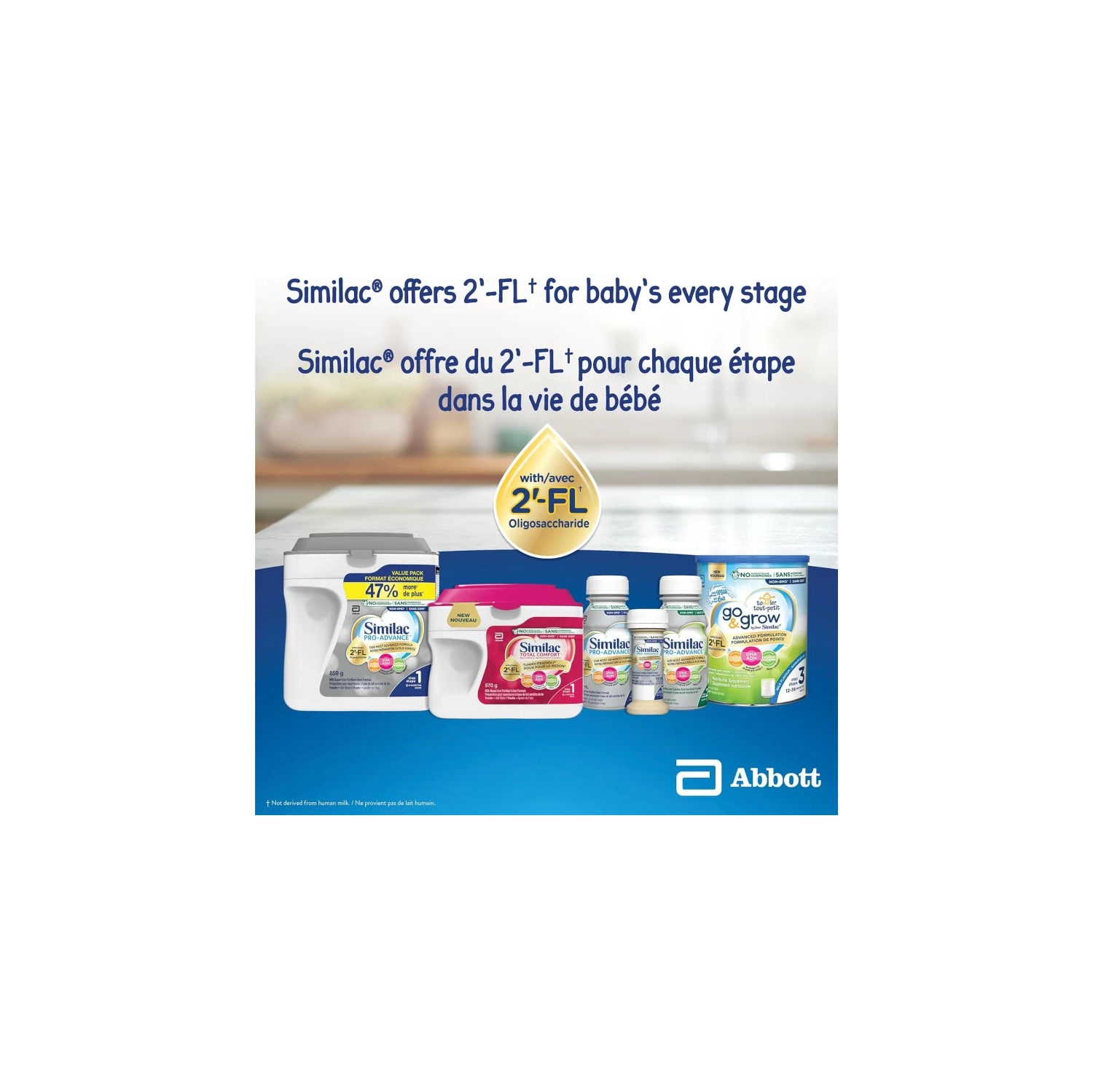 Similac Pro-Advance 1st Step 1 One Baby Formula – Closest to Breast Milk, 0+ Months, Immune Support with 2'-FL, Ready-to-Feed