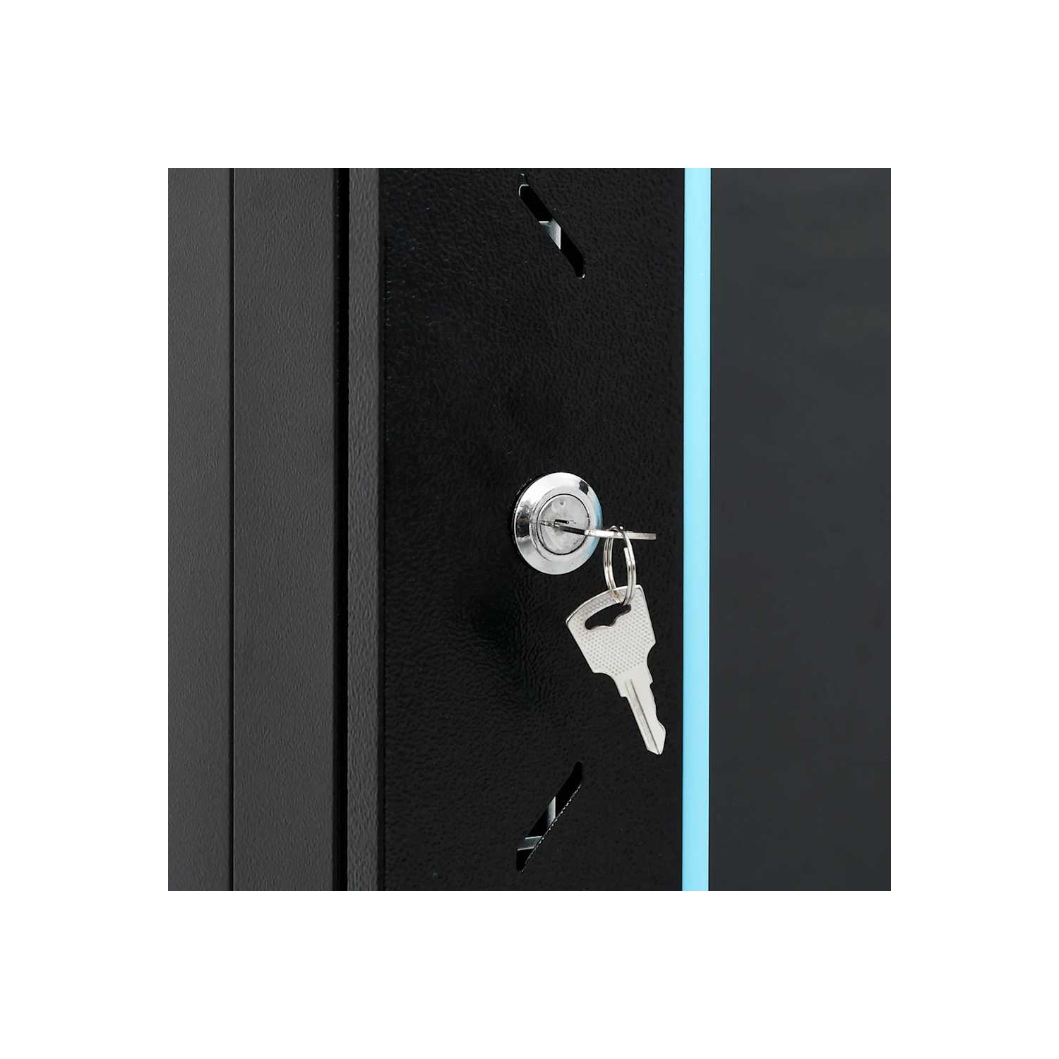 vidaXL 15U Network Cabinet 19" IP20 Black 60x45x86 cm