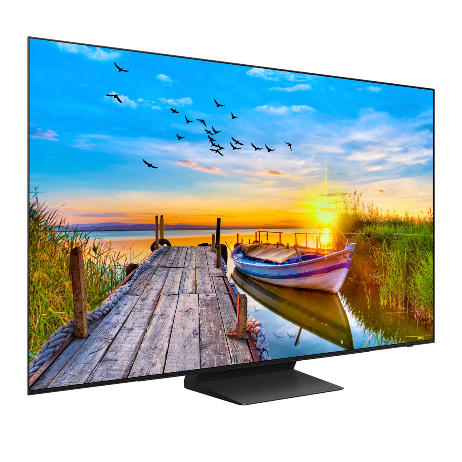 Téléviseur intelligent Tizen HDR DELO UHD 4K de 65 po de Samsung - 2024 - Noir graphite - BOÎTE OUVERTE 10/10