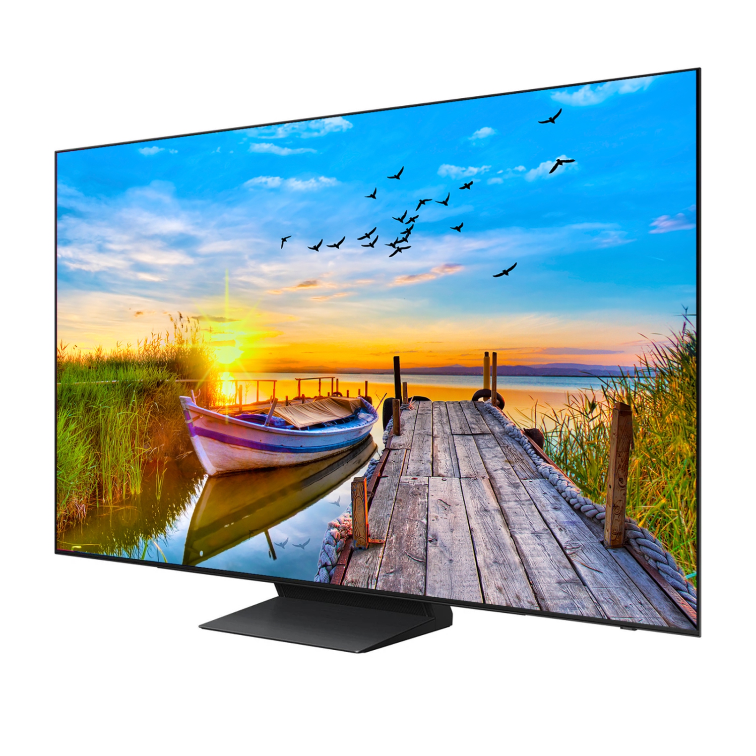 Téléviseur intelligent Tizen HDR DELO UHD 4K de 65 po de Samsung - 2024 - Noir graphite - BOÎTE OUVERTE 10/10